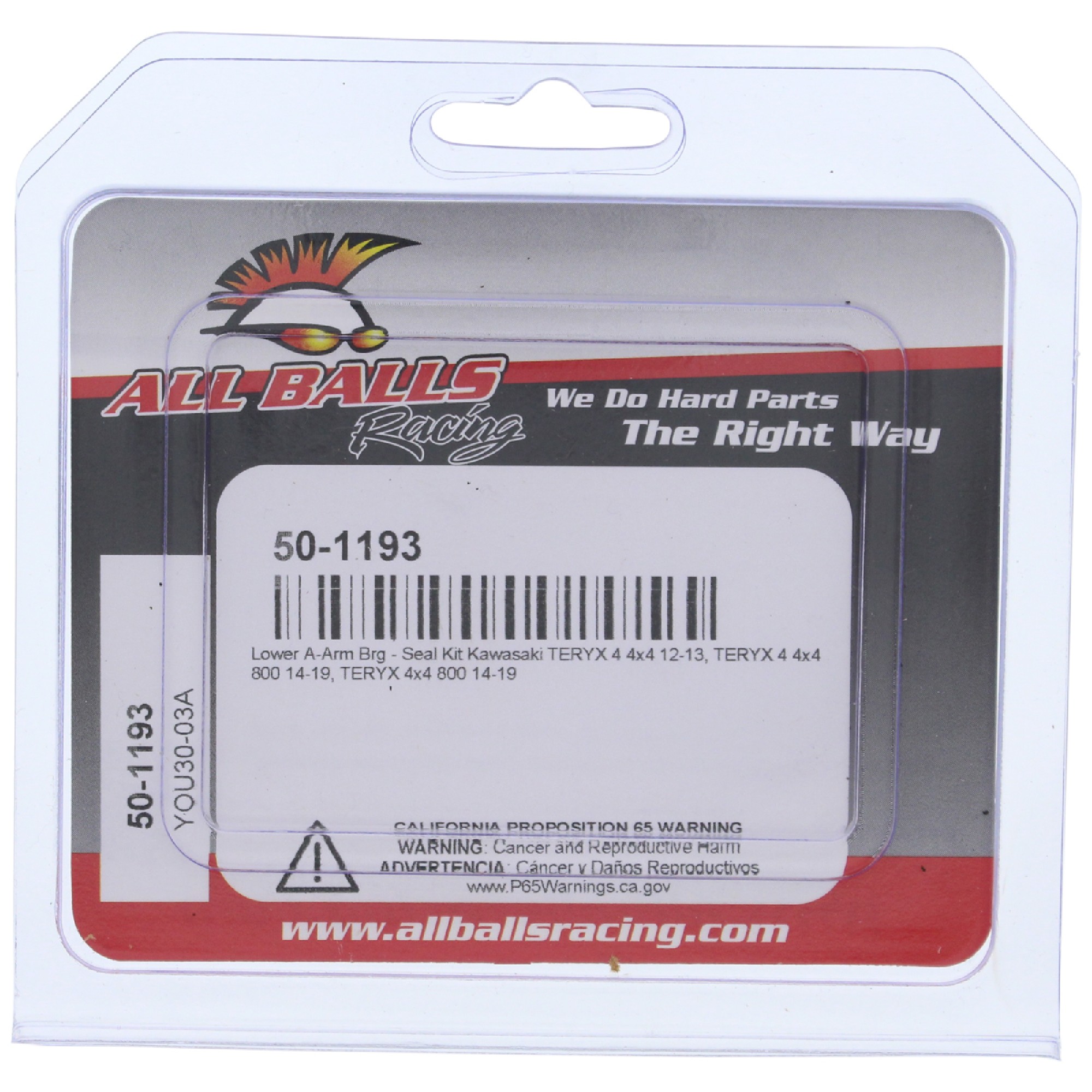 All Balls A-Arm Kit (50-1193) for Kawasaki TERYX 4 4x4 800 14-19