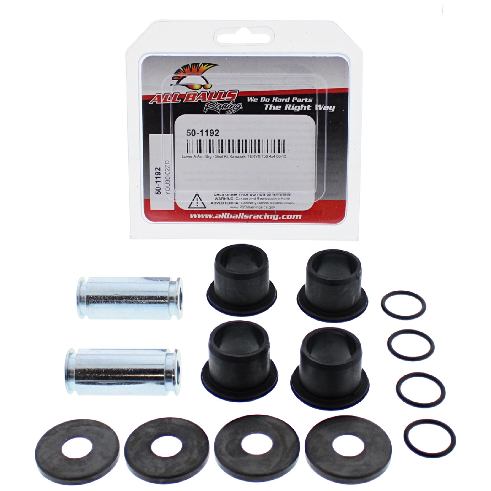 All Balls A-Arm Kit (50-1192) for Kawasaki TERYX 750 4x4 08 09 10 11 12 13