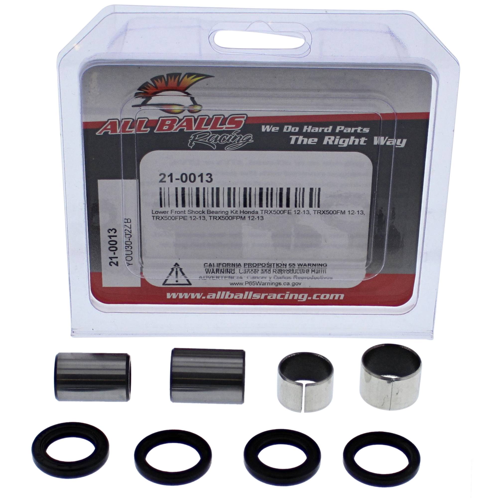 All Balls Shock Bearing Kit (21-0013) for Honda TRX500FE 12 13, TRX500FM 12 13