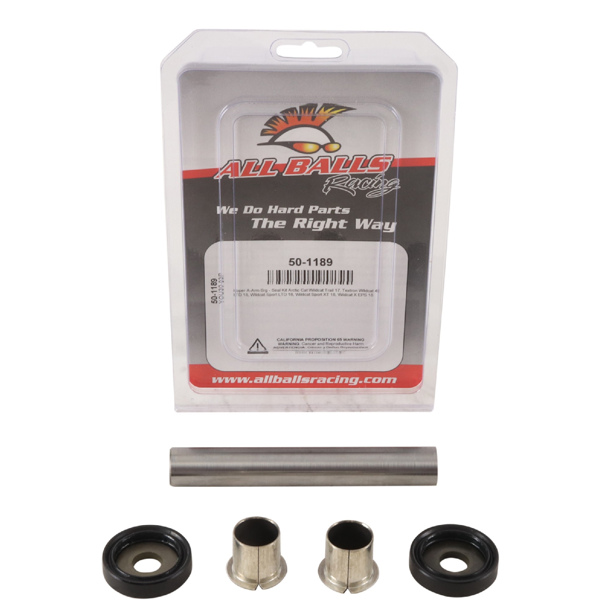 All Balls A-Arm Kit (50-1189) for Arctic Cat Wildcat 4X LTD, Wildcat X EPS 18