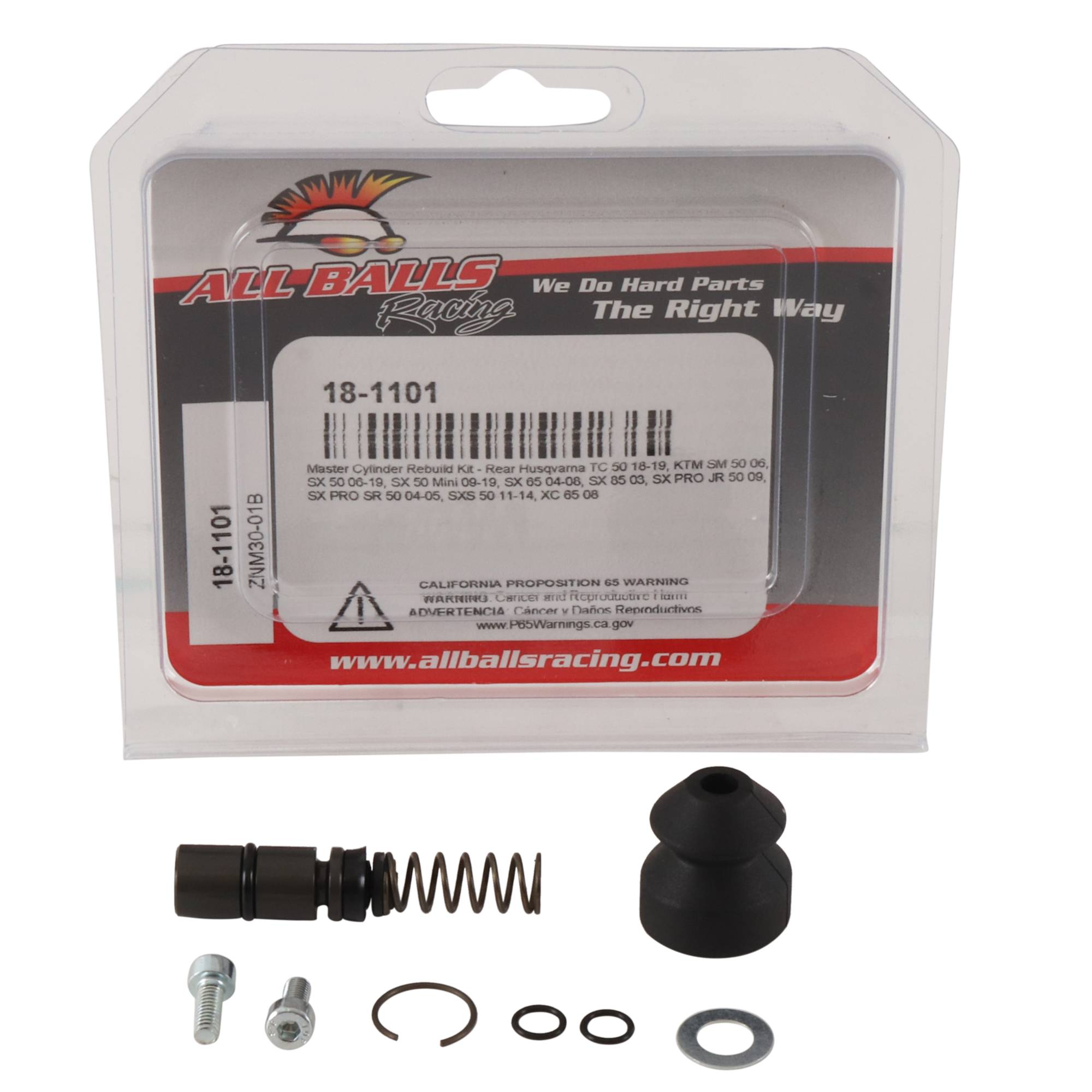 All Balls Master Cylinder Rebuild kit (18-1101) for KTM SX PRO SR 50 04 05