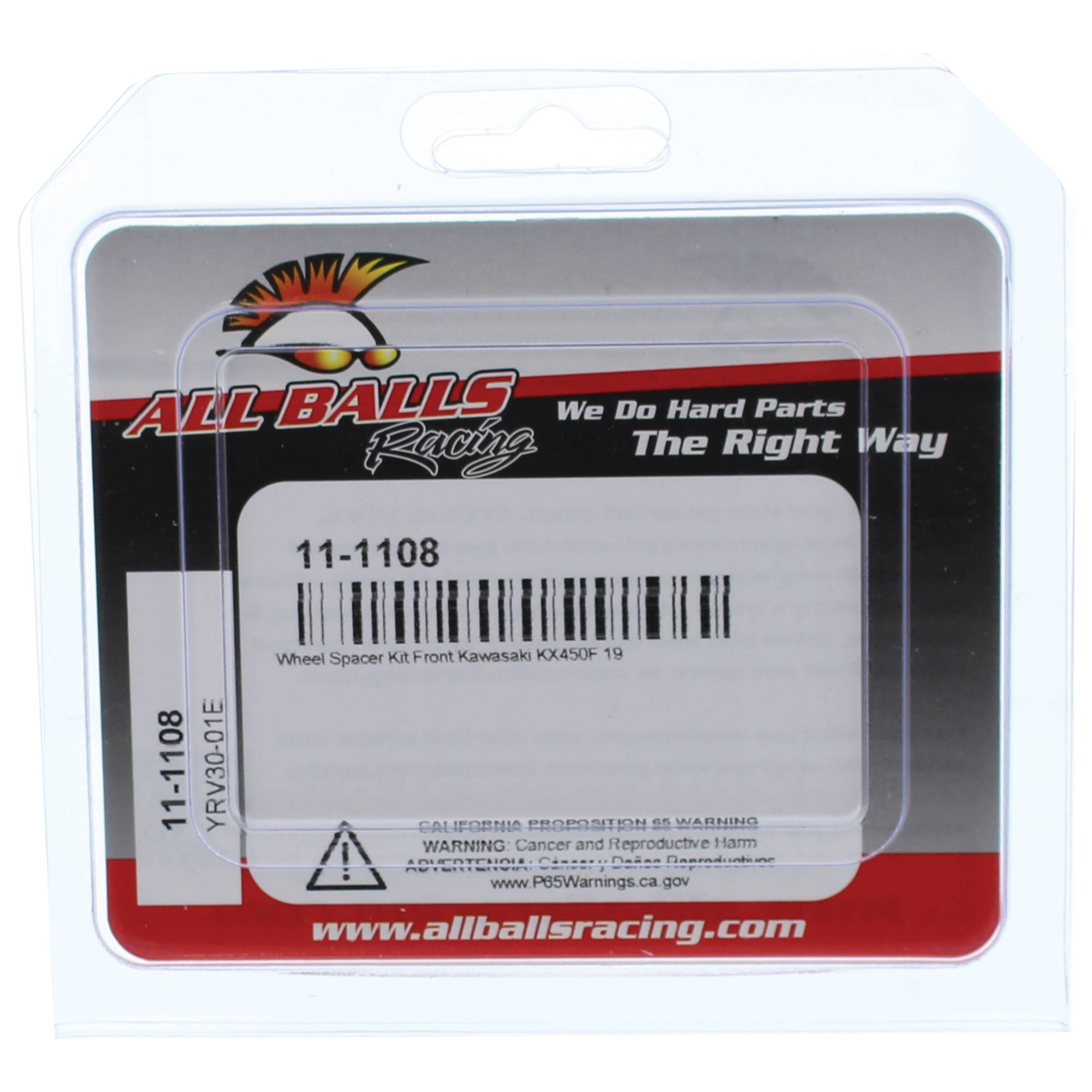 All Balls Wheel Spacer Kit (11-1108) for Kawasaki KX450F 19