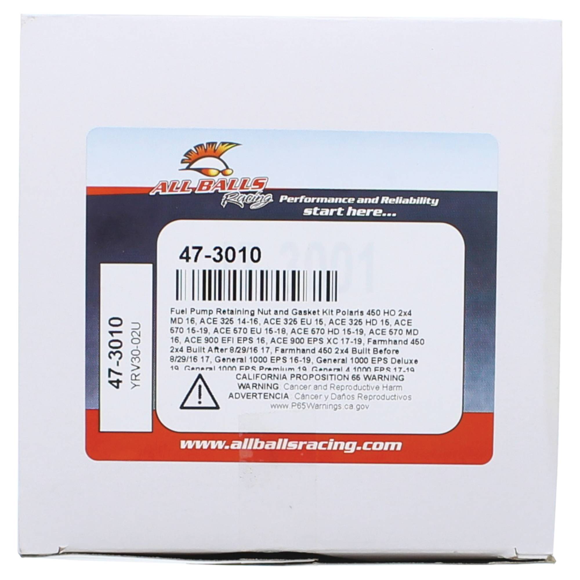 All Balls Fuel Pump Nut and Gasket Kit (47-3010) for Polaris Sportsman 850 WV 14