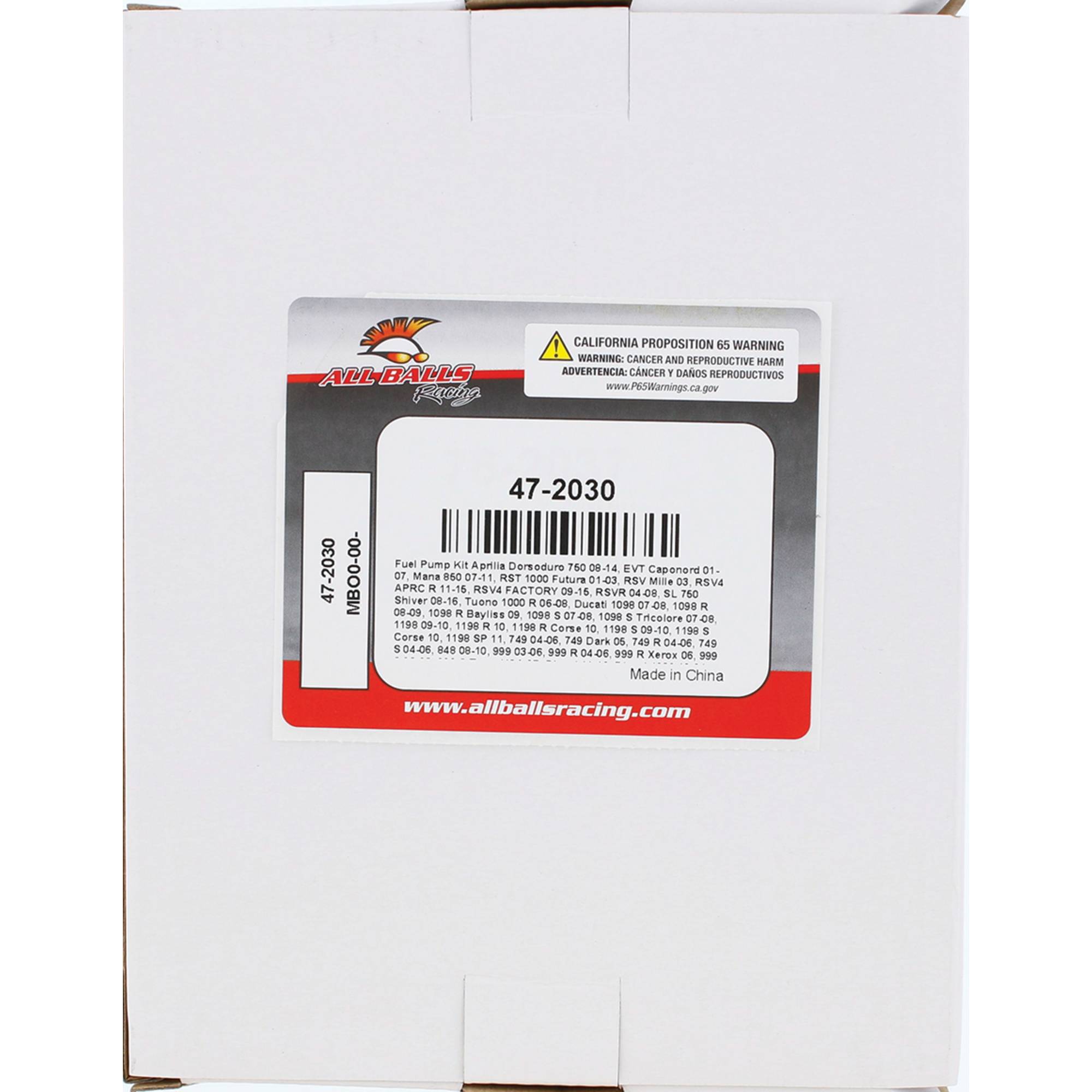 All Balls Fuel Pump Kit 47-2030 for Aprilia RST 1000 Futura 01-03, Mana 850