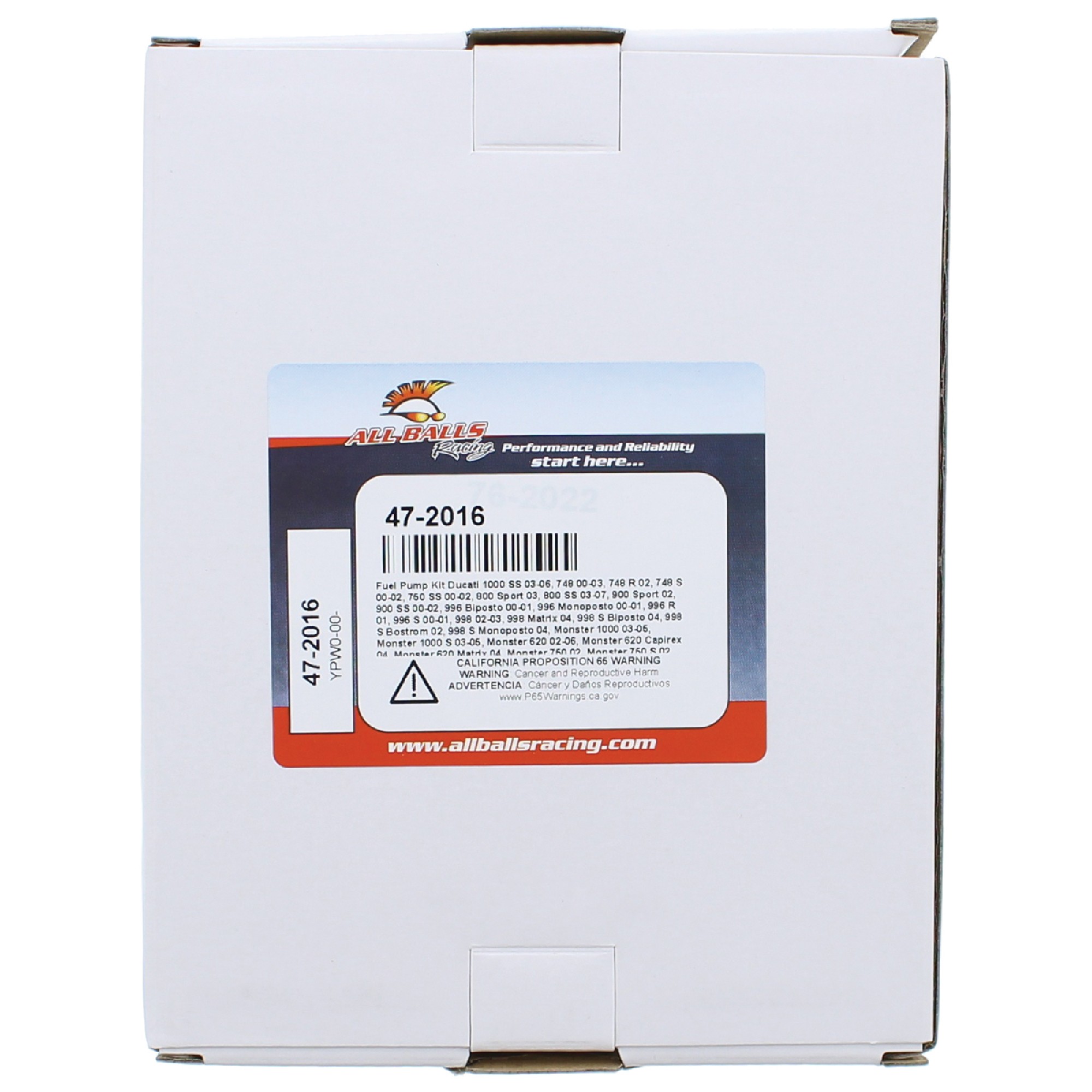 All Balls Fuel Pump Kit (47-2016) for Ducati 748 00 01 02 03, 800 Sport 03