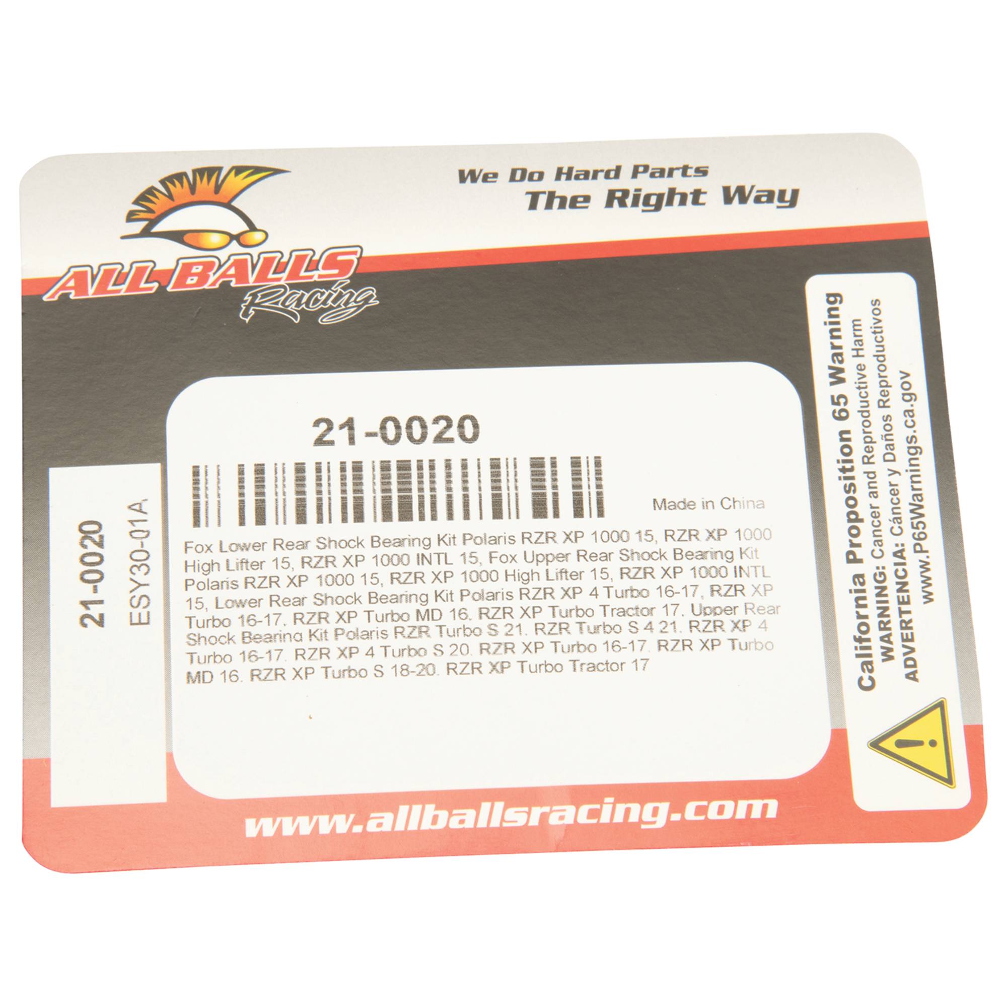 Shock Bearing Kit (21-0020) for Polaris RZR XP 1000 15