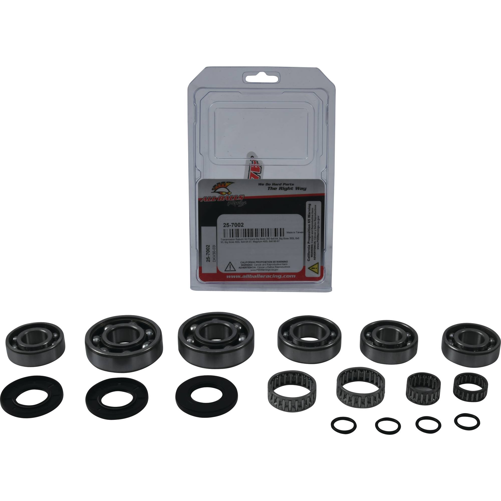 Transmission bearing and seal kit for Polaris Big Boss 300