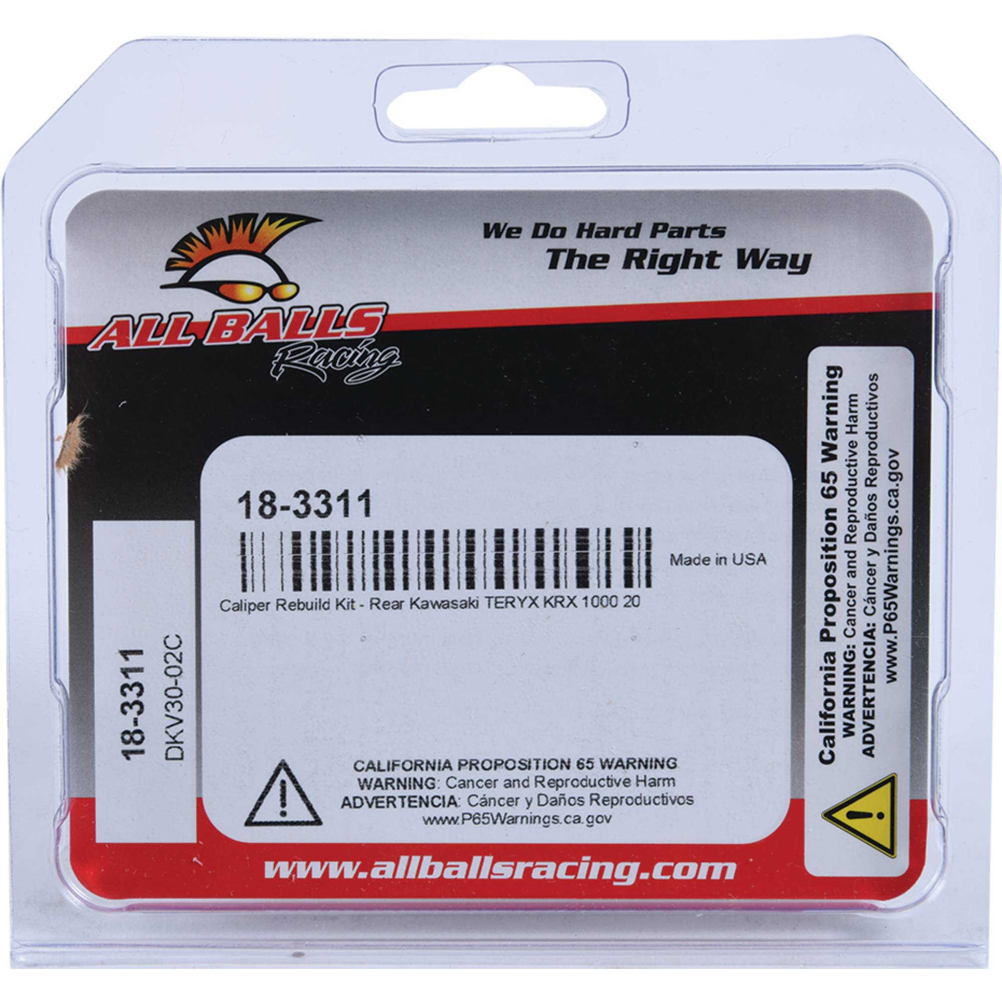 All Balls Caliper Rebuild Kit (18-3311) for Kawasaki TERYX KRX 1000 2020