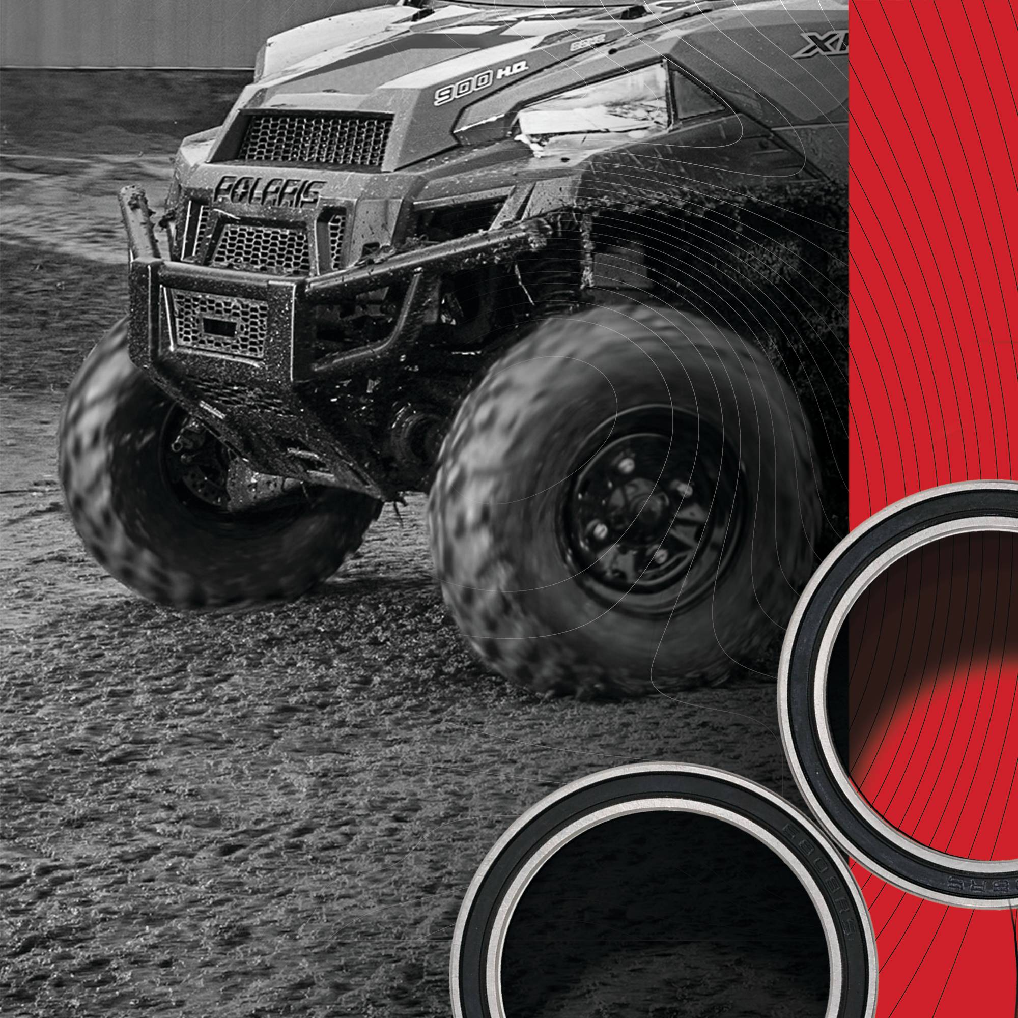 One Way Clutch Bearing Kit for Can-Am Commander 1000 Dps 16-17, 25-1716