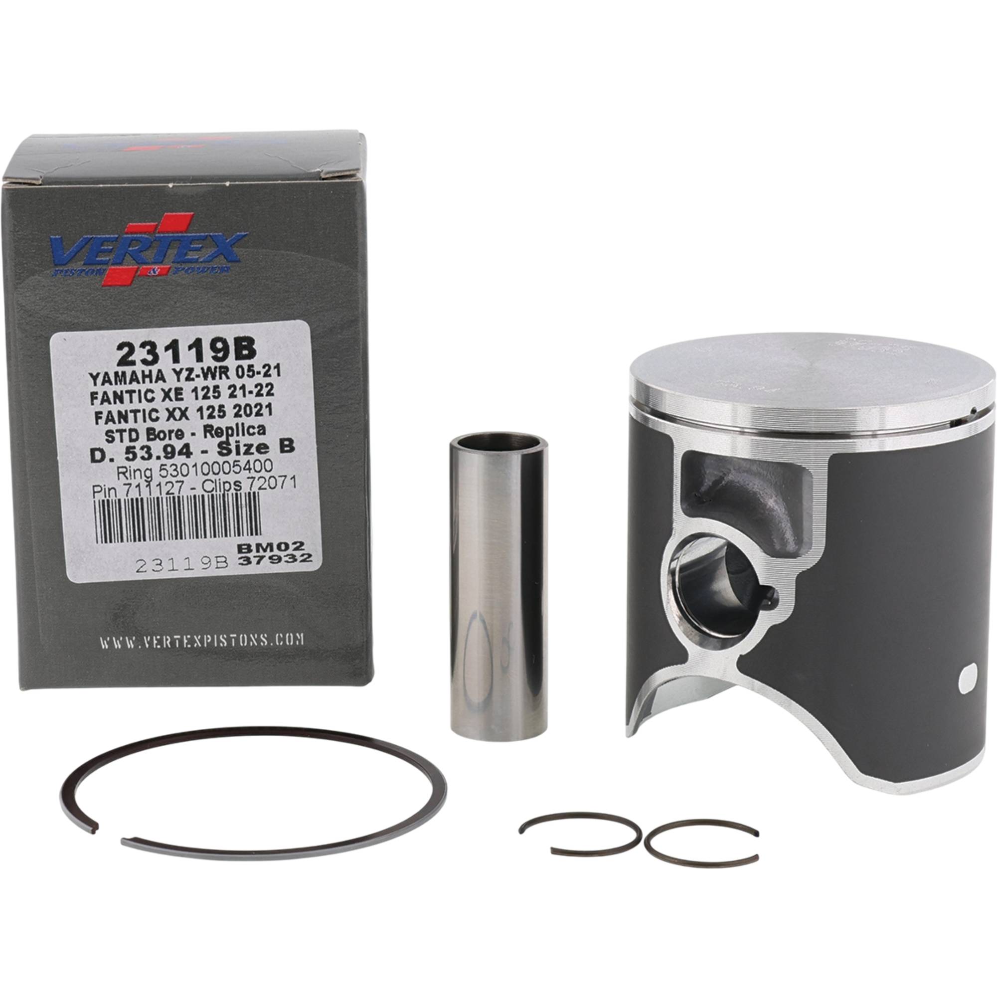 23119B  Replica Piston Kit for 2005 - 2016 Yamaha Yz 125 1C3-11631-03-B0