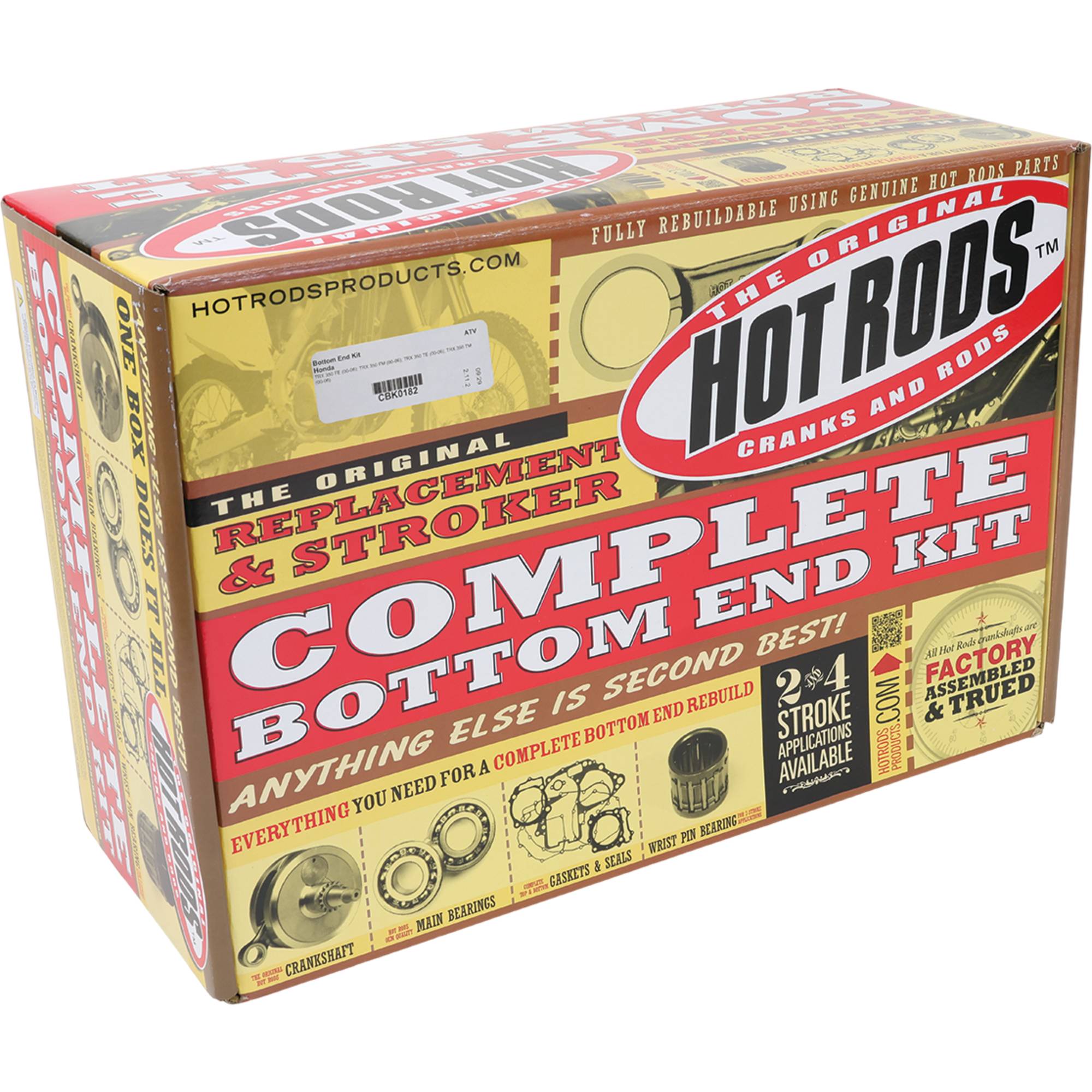 Hot Rods Bottom End Kit for Honda Trx 350 Fe 2000-2006 Cbk0182