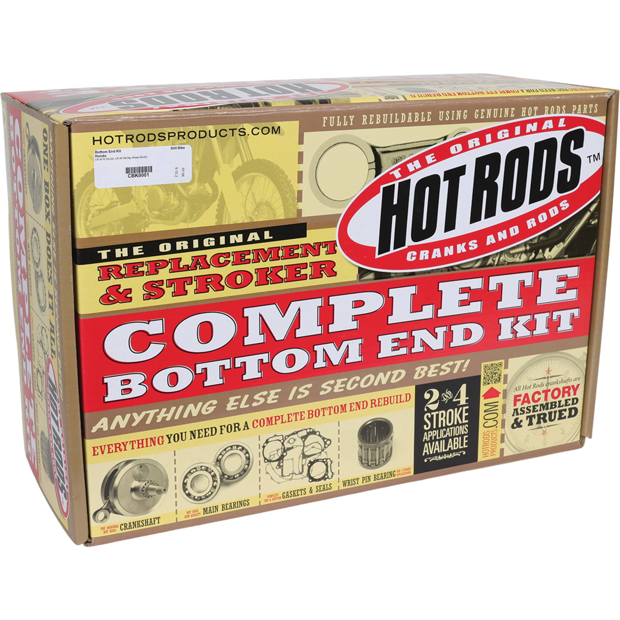 Hot Rods Bottom End Kit for Honda Cr 80 R 1992-2002 Cbk0001