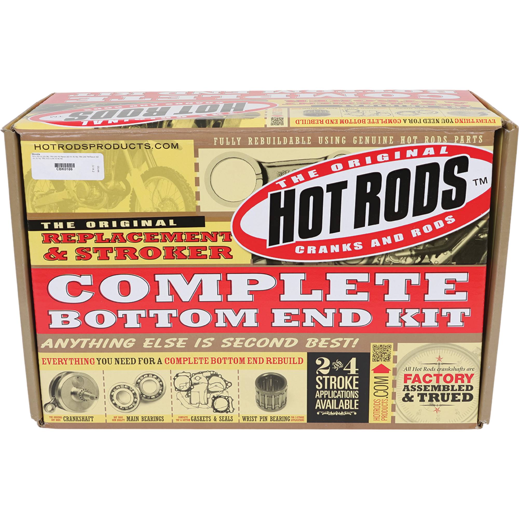 Hot Rods Bottom End Kit for Honda Trx 250 Ex Sportrax 2003-2008 Cbk0186