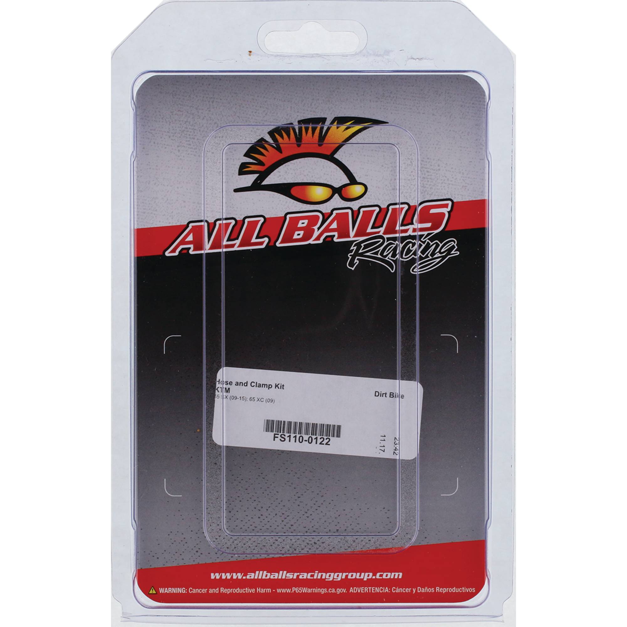 Hose and Clamp Kit For KTM 65 SX 2009-2015, 65 XC 2009; FS110-0122