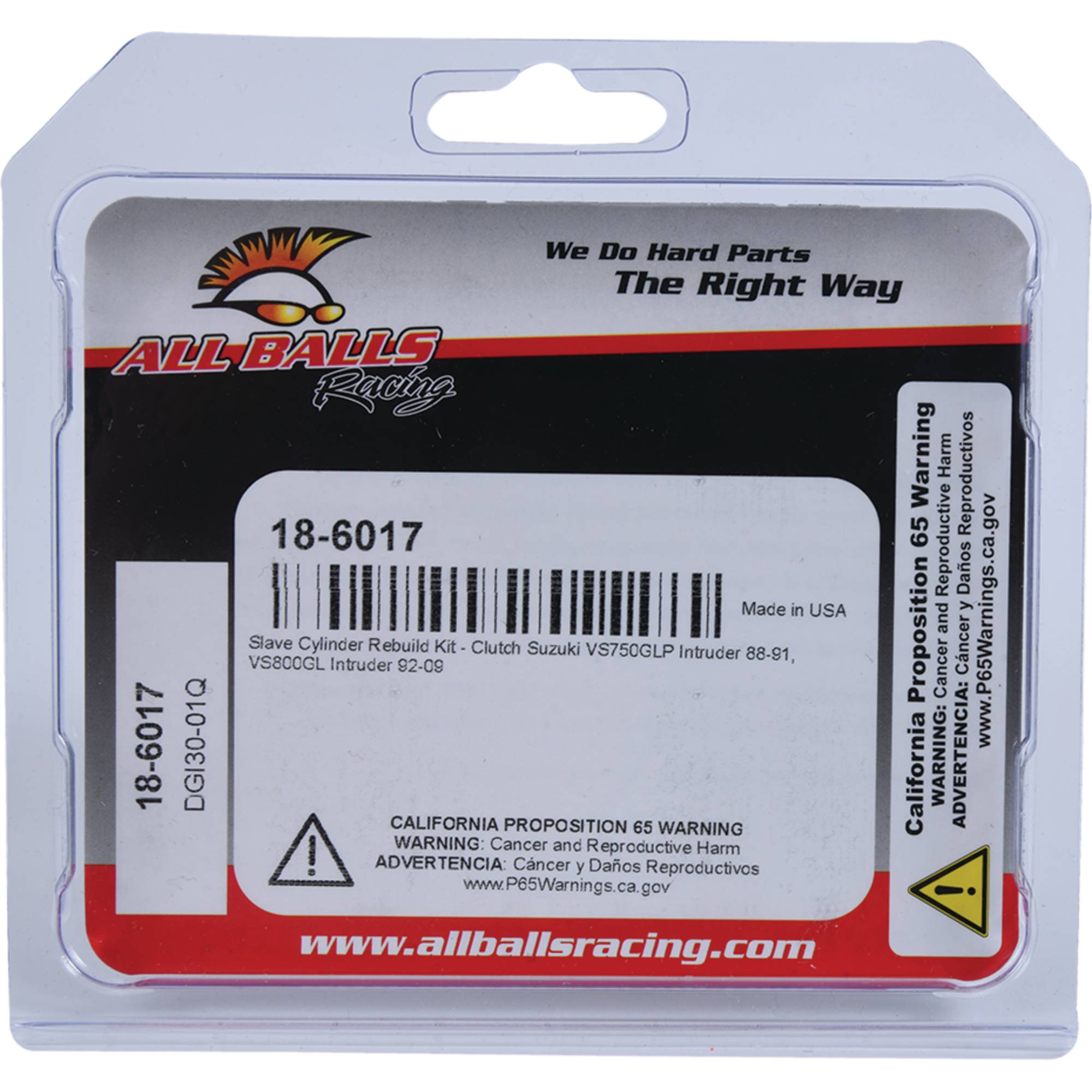 All Balls Clutch Slave Cylinder Kit 18-6017 for Suzuki VS750GLP Intruder