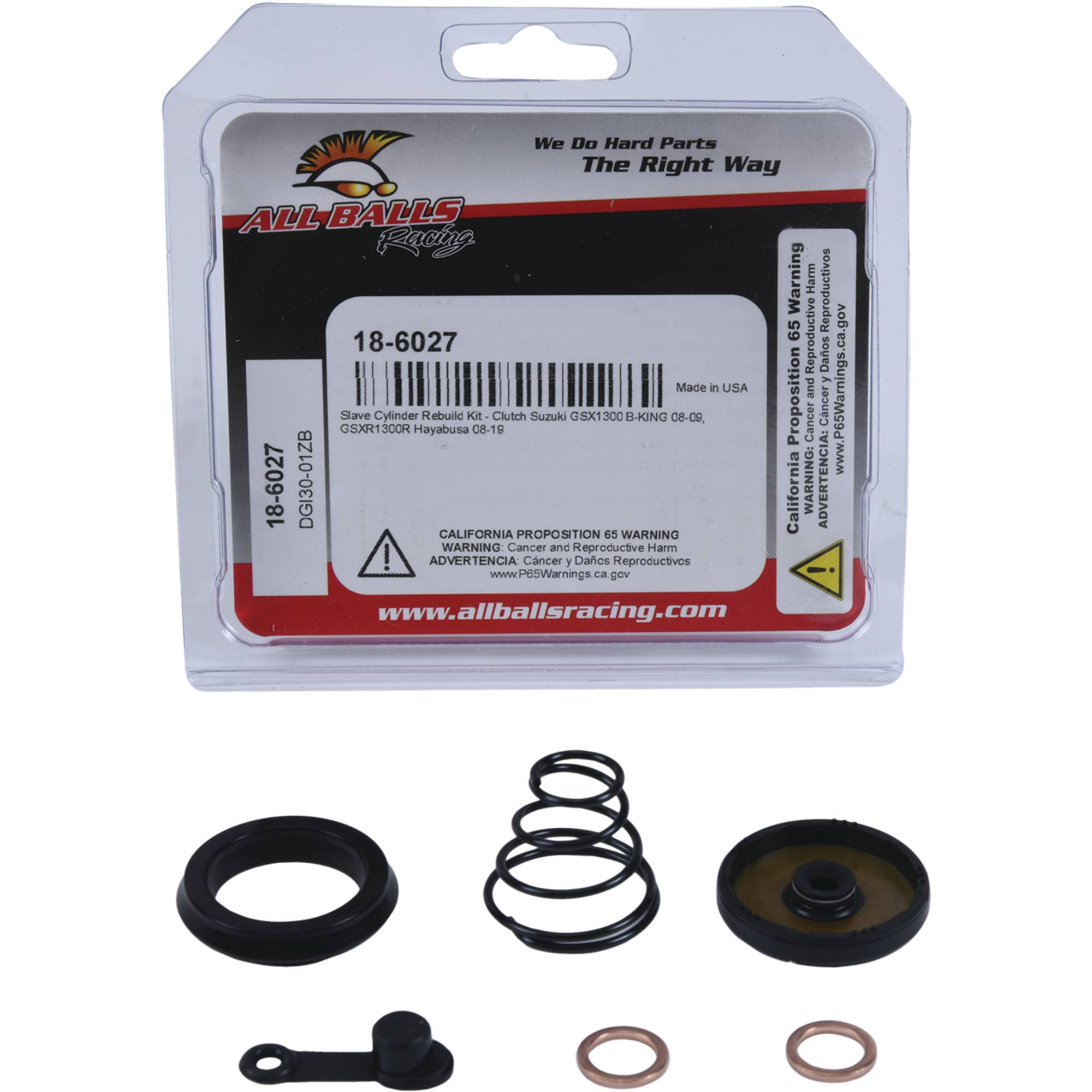 All Balls Clutch Slave Cylinder Kit 18-6027 for Suzuki GSX1300 B-KING 2008-2009