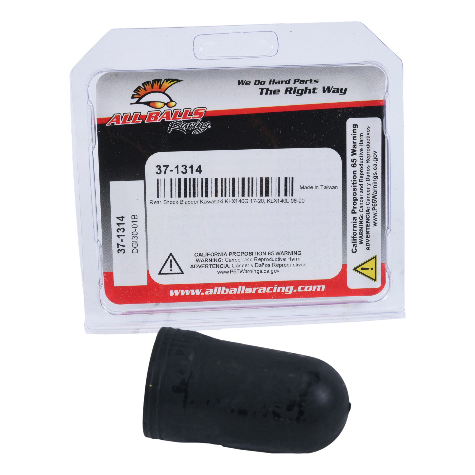 All Balls Shock Bladder (37-1314) for Kawasaki KLX140G 2017-2020