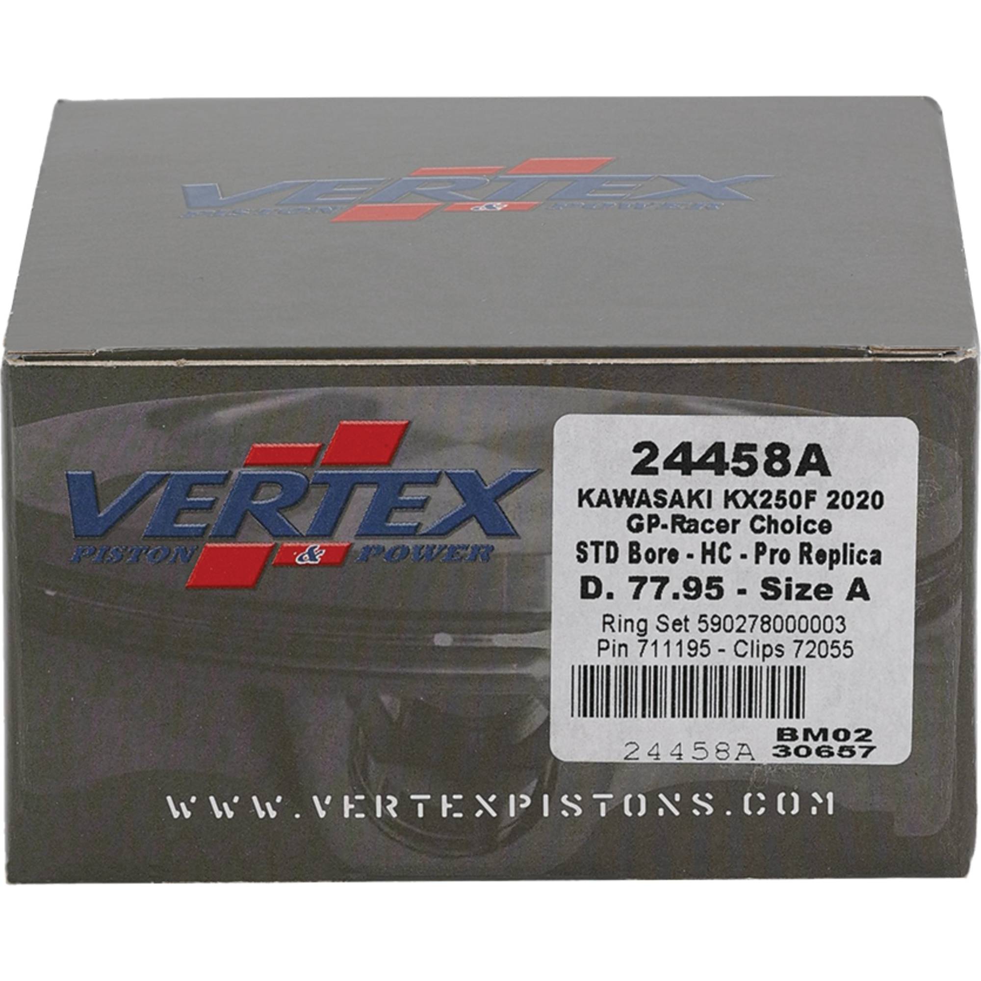 Vertex GP Racer's Choice Piston Kit 24458A for Kawasaki KX 250 F 2020