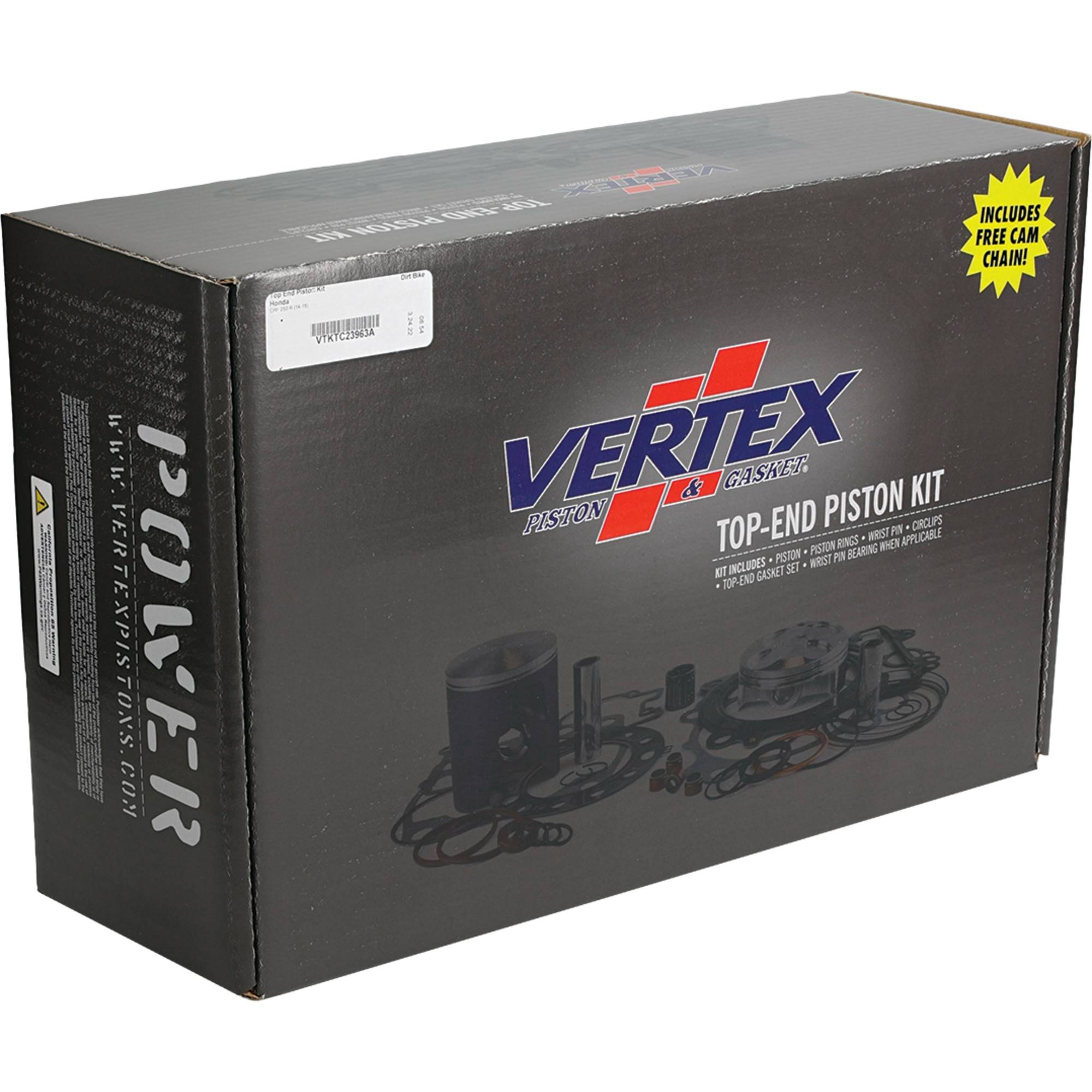 Vertex Top End Piston Kit VTKTC23963A for Honda CRF 250 R 2014-2015