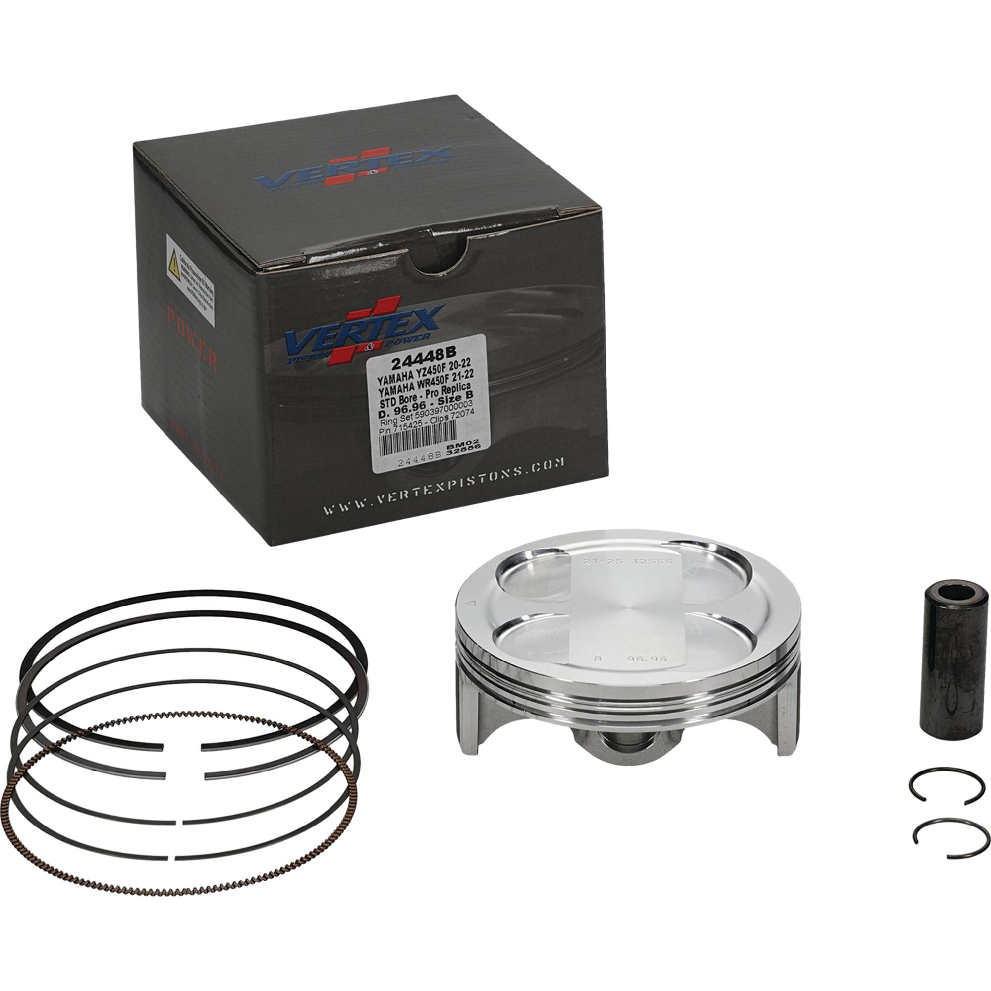 Forged Replica Piston Kit For Yamaha WR 450 F 2021-23, YZ 450 F 2020-22; 24448B