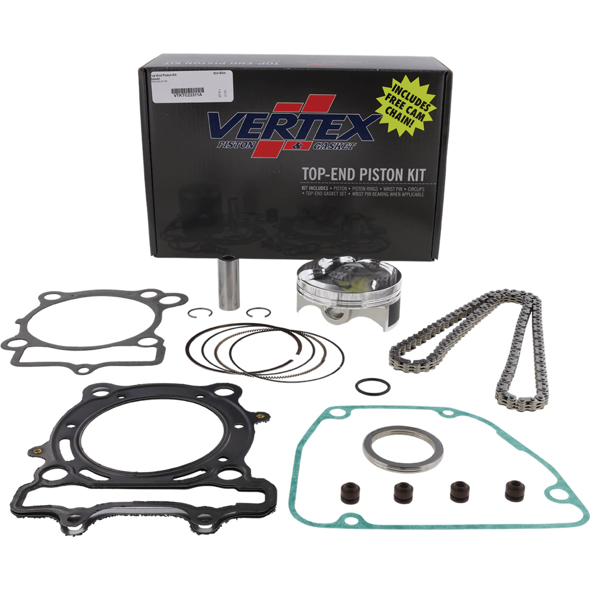 Vertex Top End Piston Kit VTKTC23311A for Suzuki RM-Z 250 2007-2009