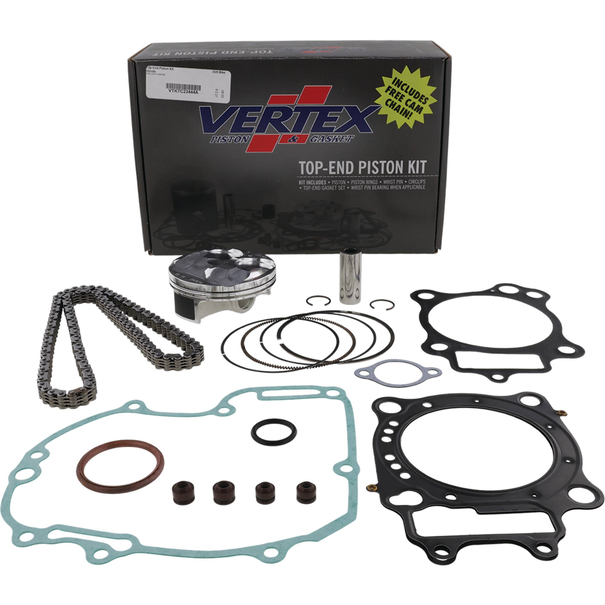 Vertex Top End Piston Kit VTKTC23444A for Honda CRF 250 R 2008-2009