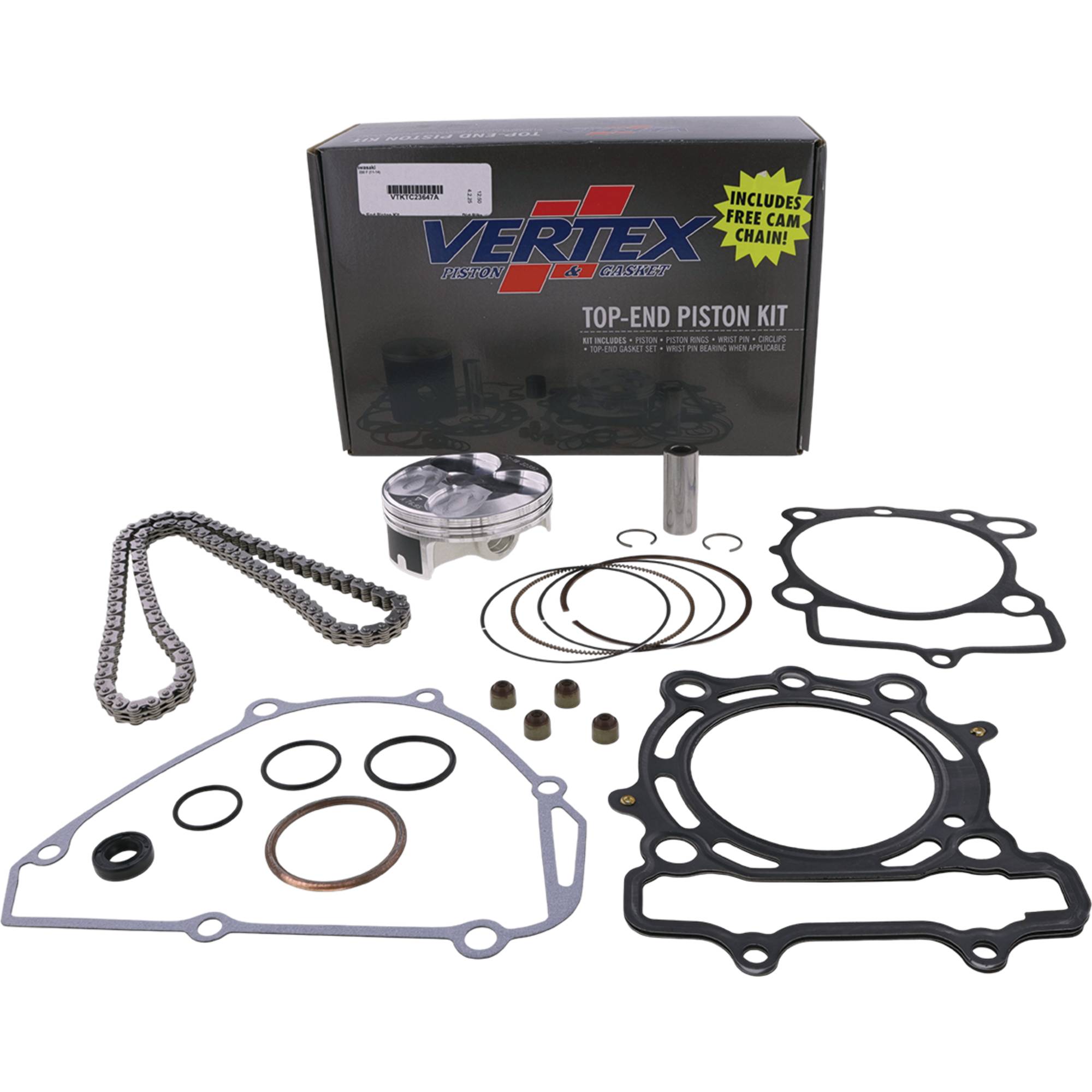 Vertex Top End Piston Kit VTKTC23647A for Kawasaki KX 250 F 2011-2014