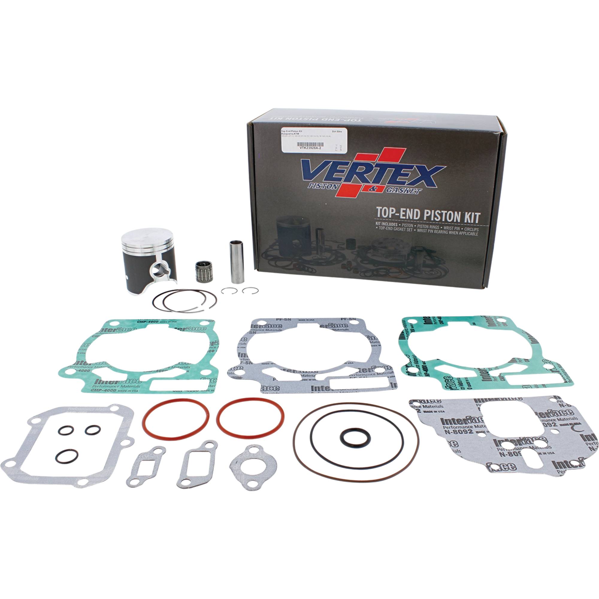 Vertex Top End Piston Kit VTK23928A-2 for Husqvarna TC 125 2014-2015