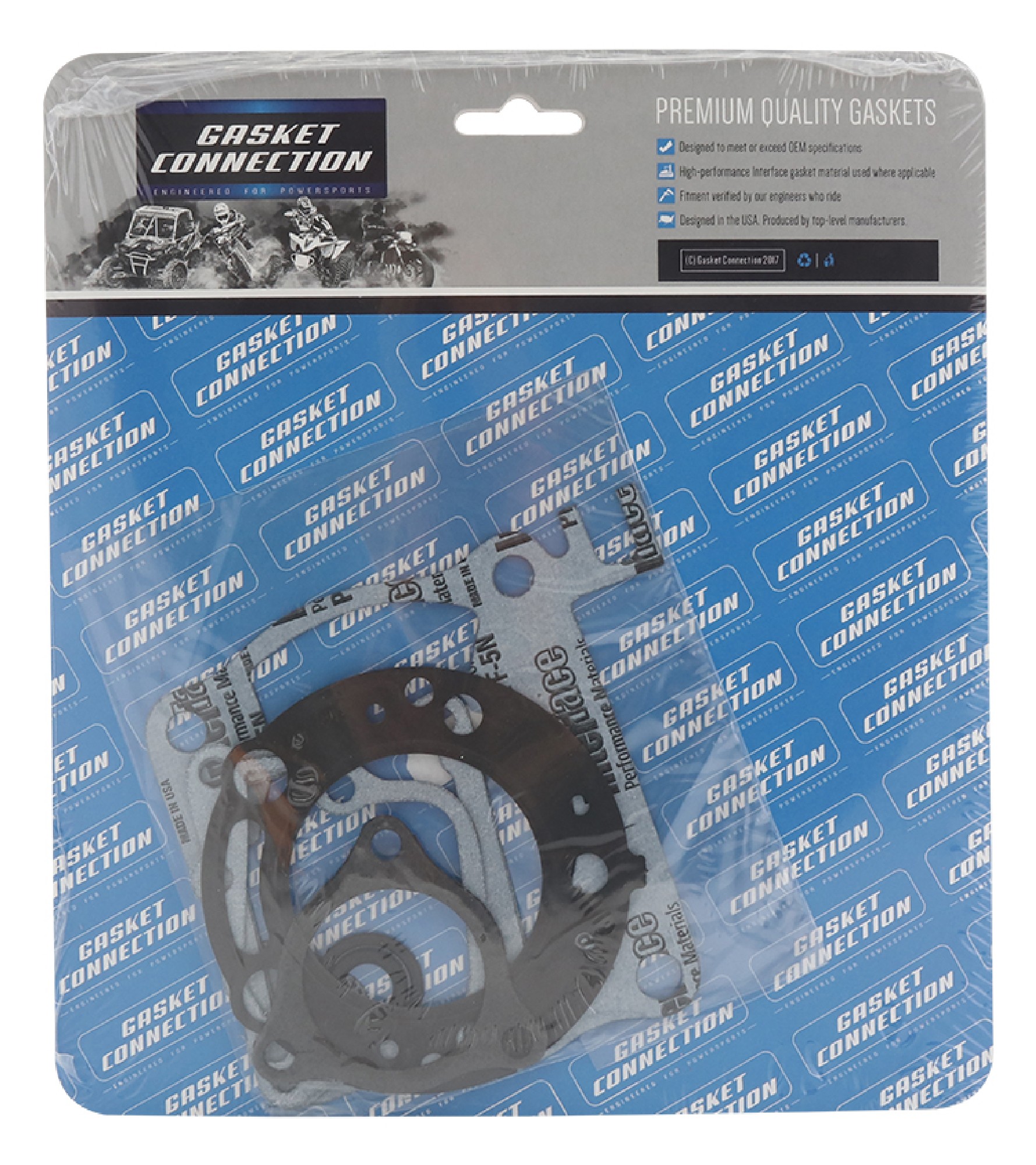 Gasket Connection - Top End Gasket Kit - PC17-1068 for Honda CR125 2000-2002