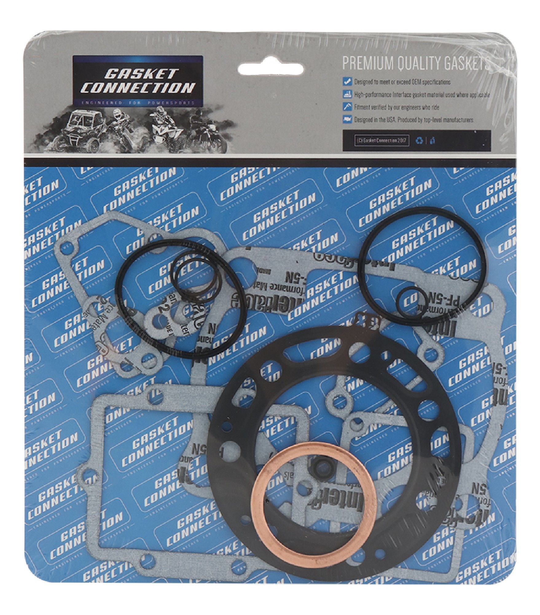 Gasket Connection - Top End Gasket Kit - PC17-1059 for Kawasaki KX250 1993-2003