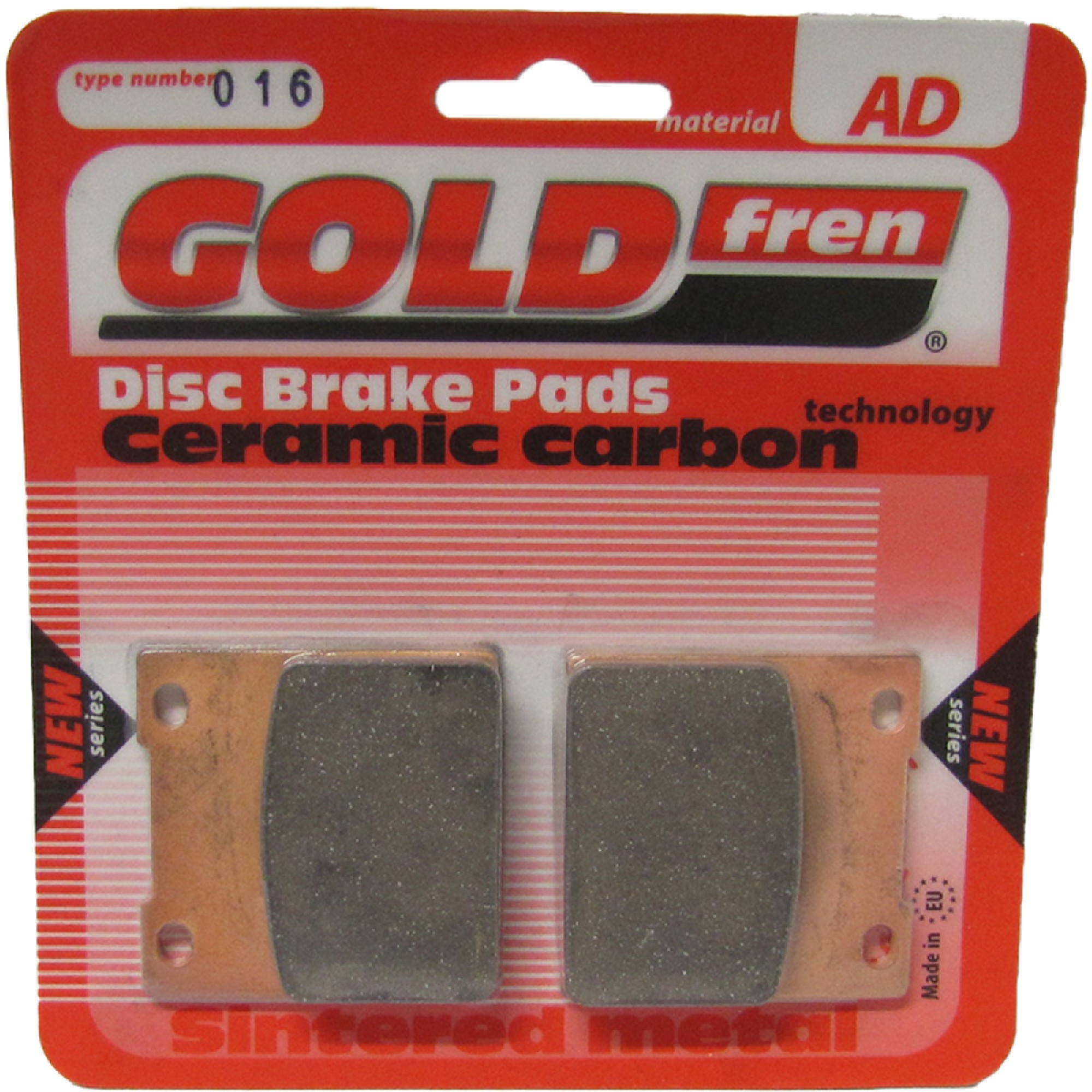GOLDfren Brake Pads AD016, VD327, FA63, FDB338/R, SBS526
