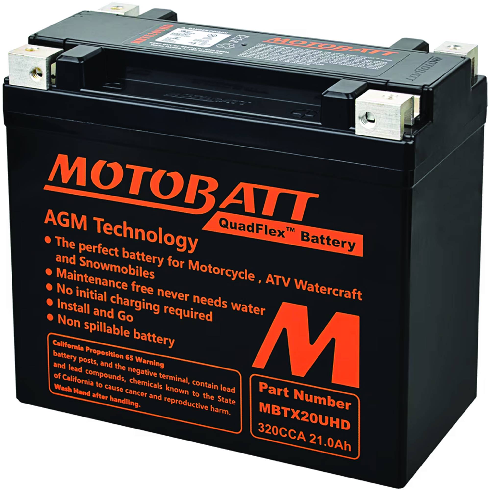 Motobatt MBTX20U (HD) 21Ah Battery