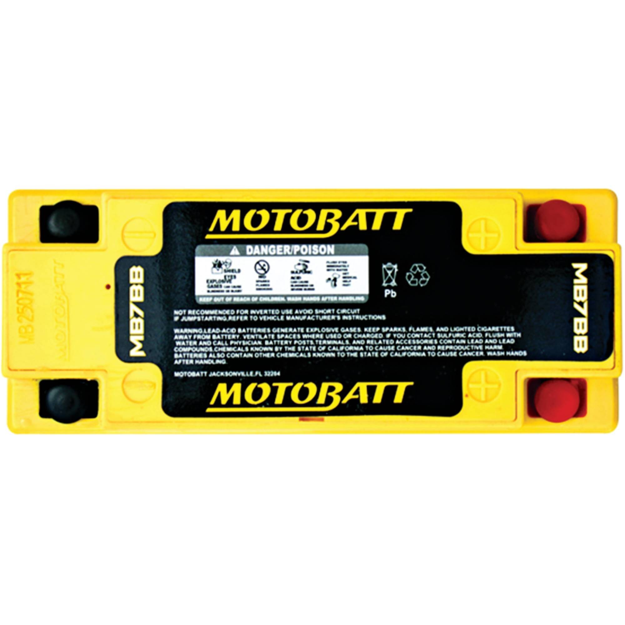 Motobatt For Yamaha TTR225 1999-2004 4VW-H2100-00-00, 4VW-H2110-00-00; MB7BB