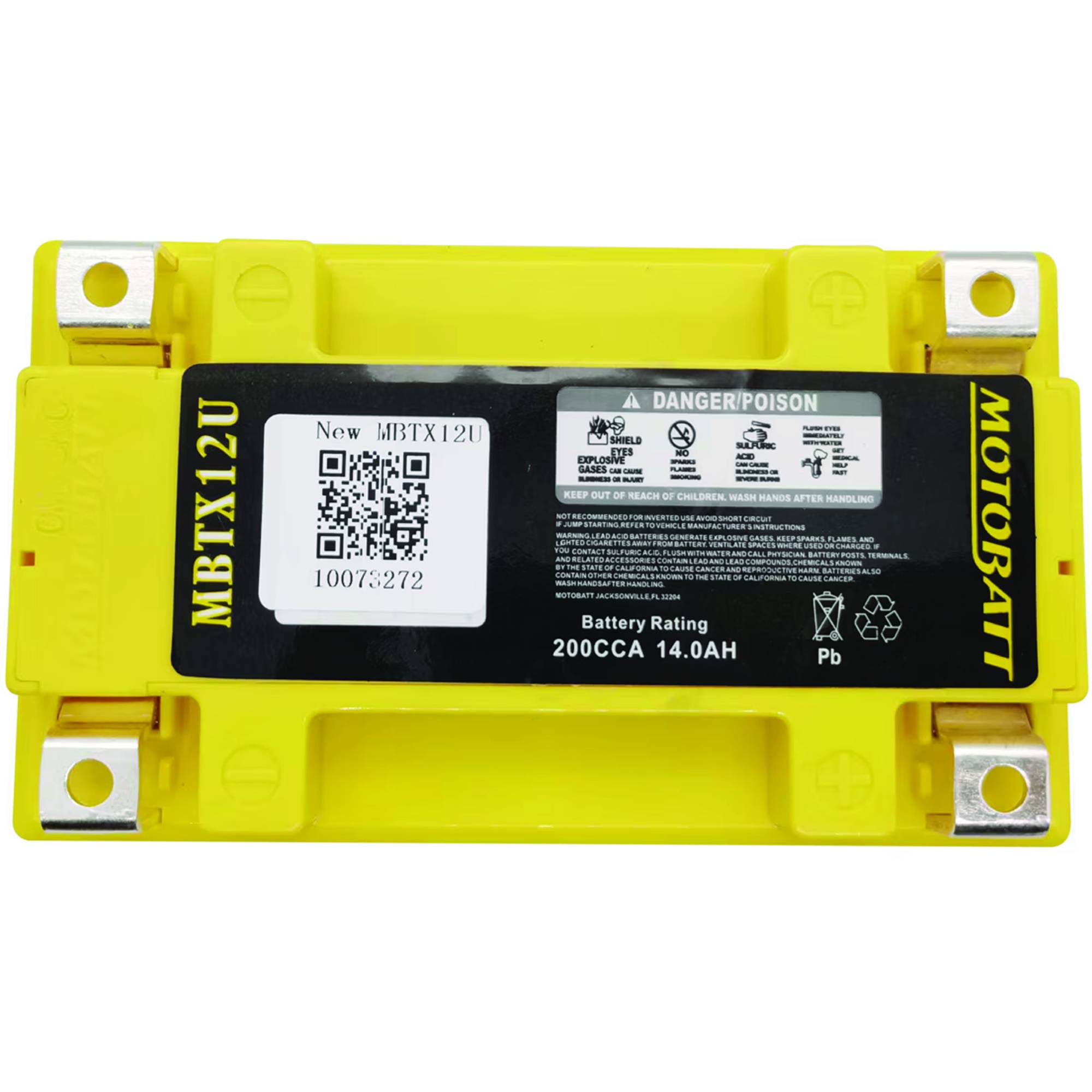 Motobatt MBTX12U 14Ah Battery