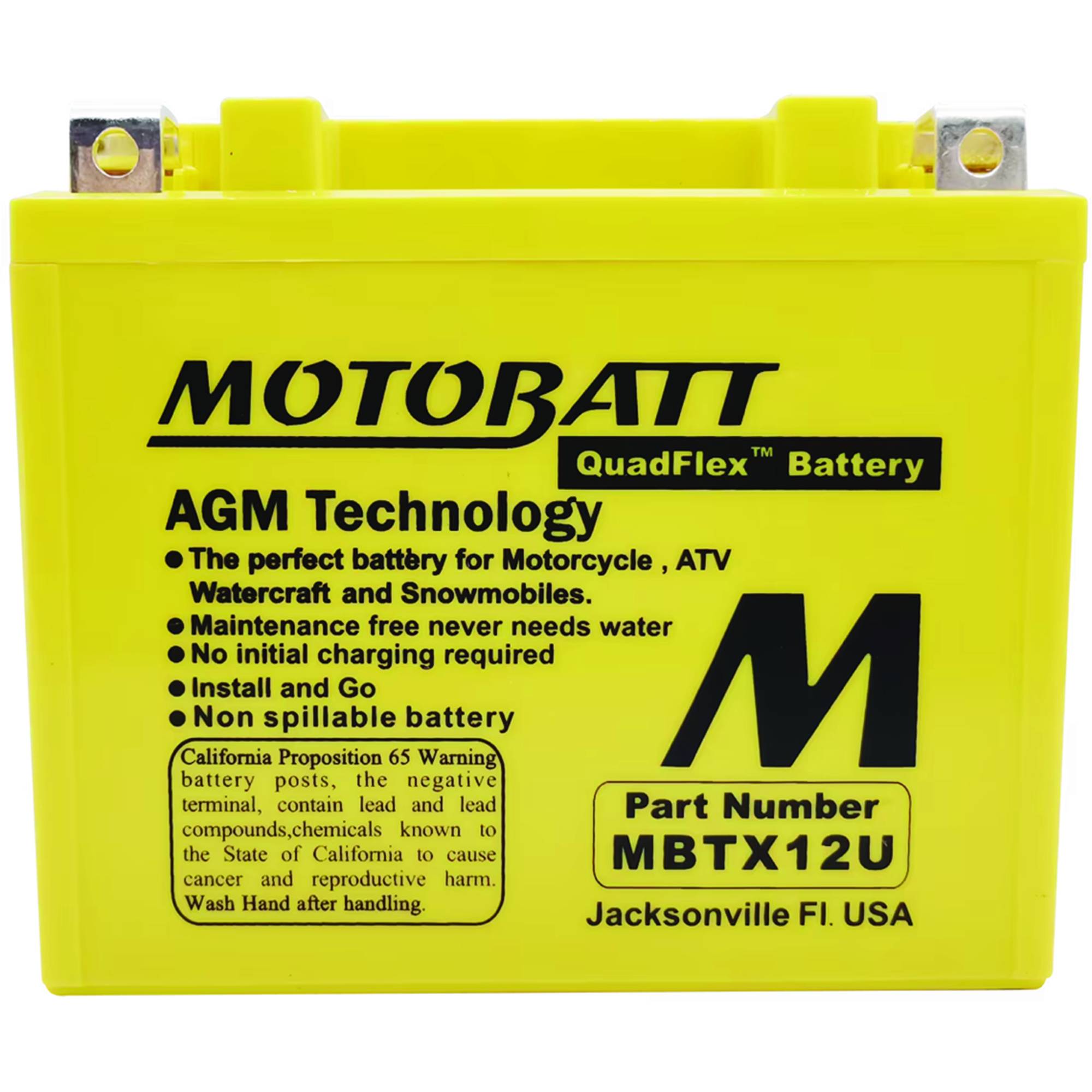 Motobatt MBTX12U 14Ah Battery