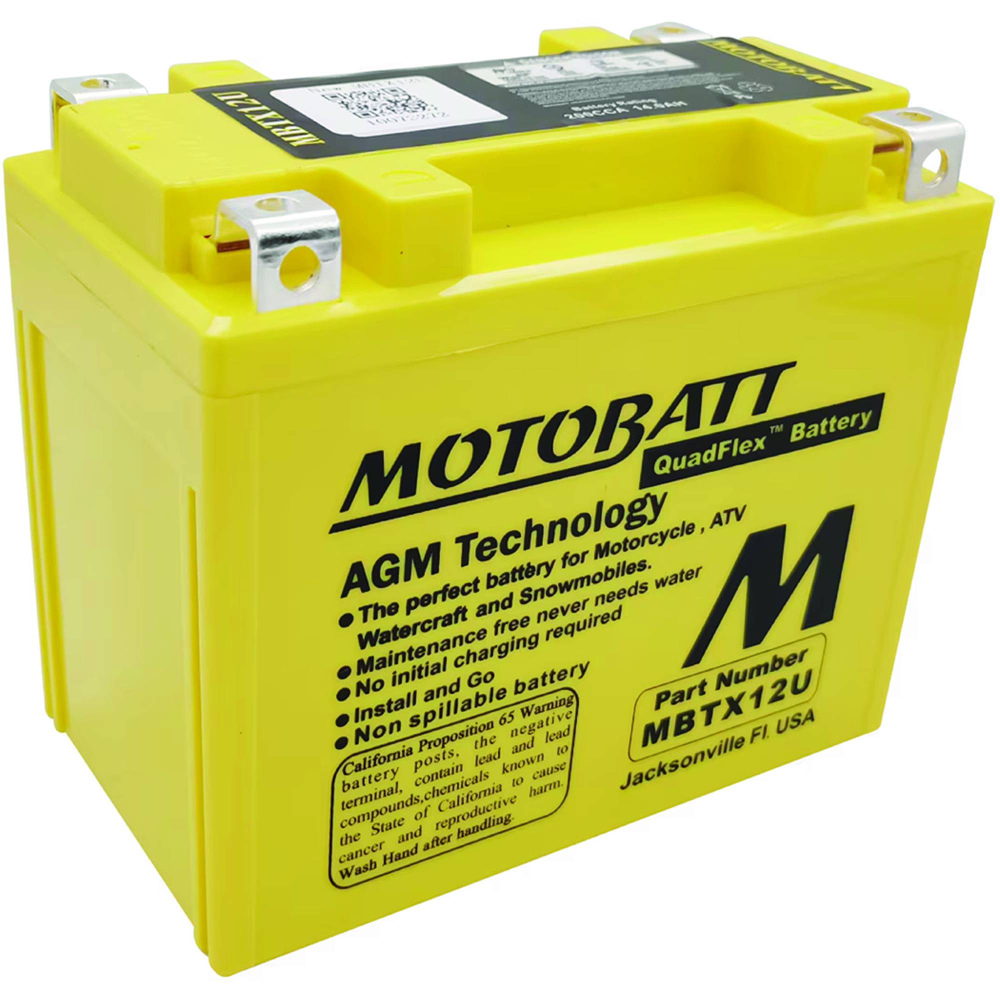 Motobatt MBTX12U 14Ah Battery