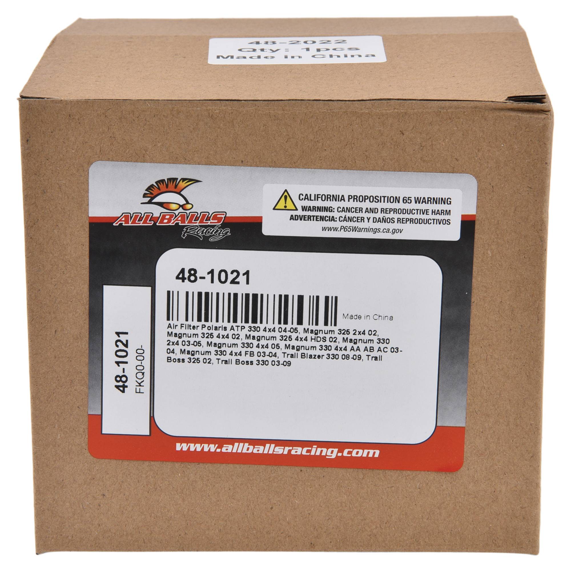 Air Filter Kit For Polaris ATP 330 4x4 2004-2005, Magnum 325 2x4 2002; 48-1021