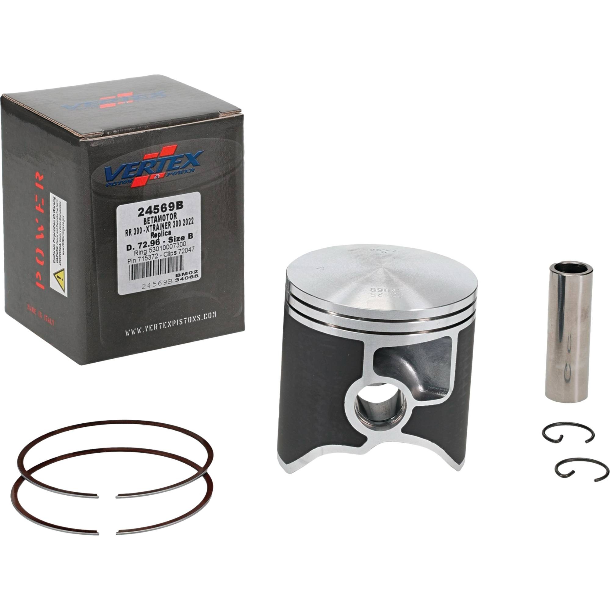 Cast Replica Piston Kit For Beta RR 2T 300, XTRAINER 300 2022; 24569B