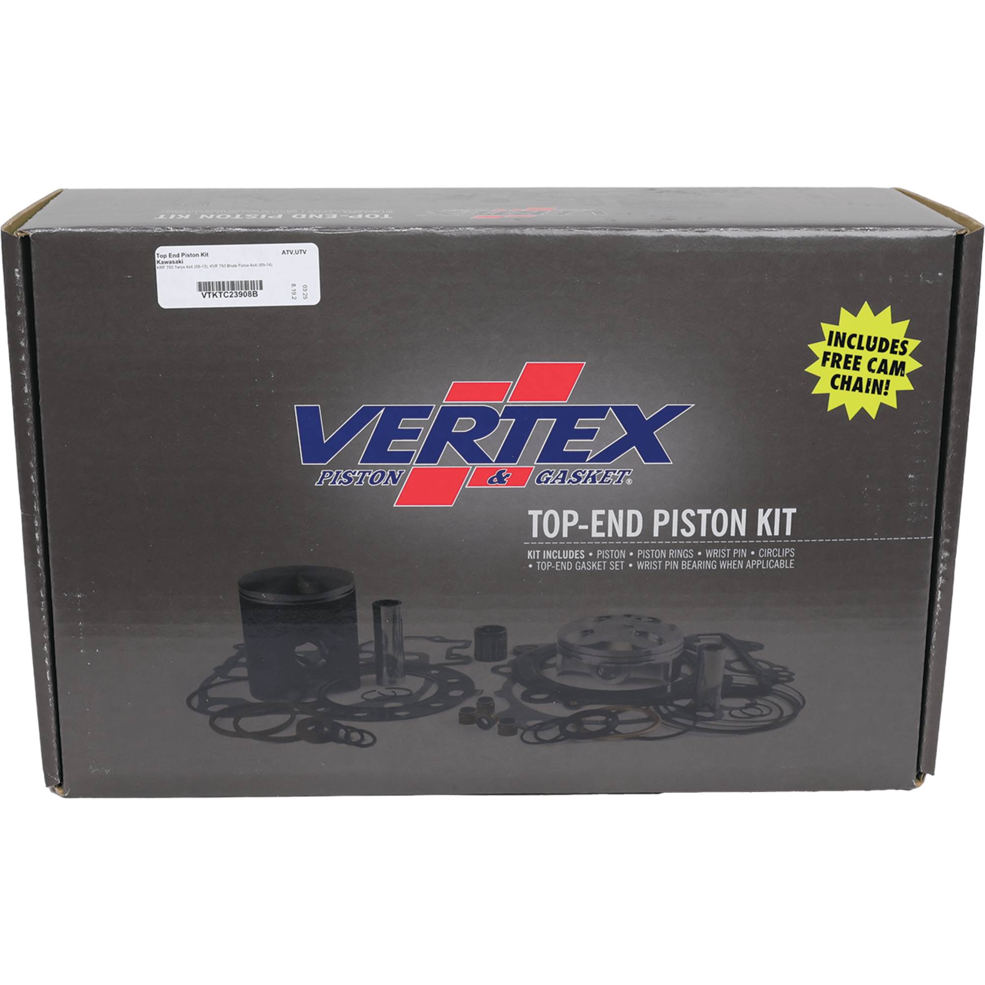 Vertex Top End Piston Kit For Kawasaki KRF 750 Teryx 4x4 - 2008-2013