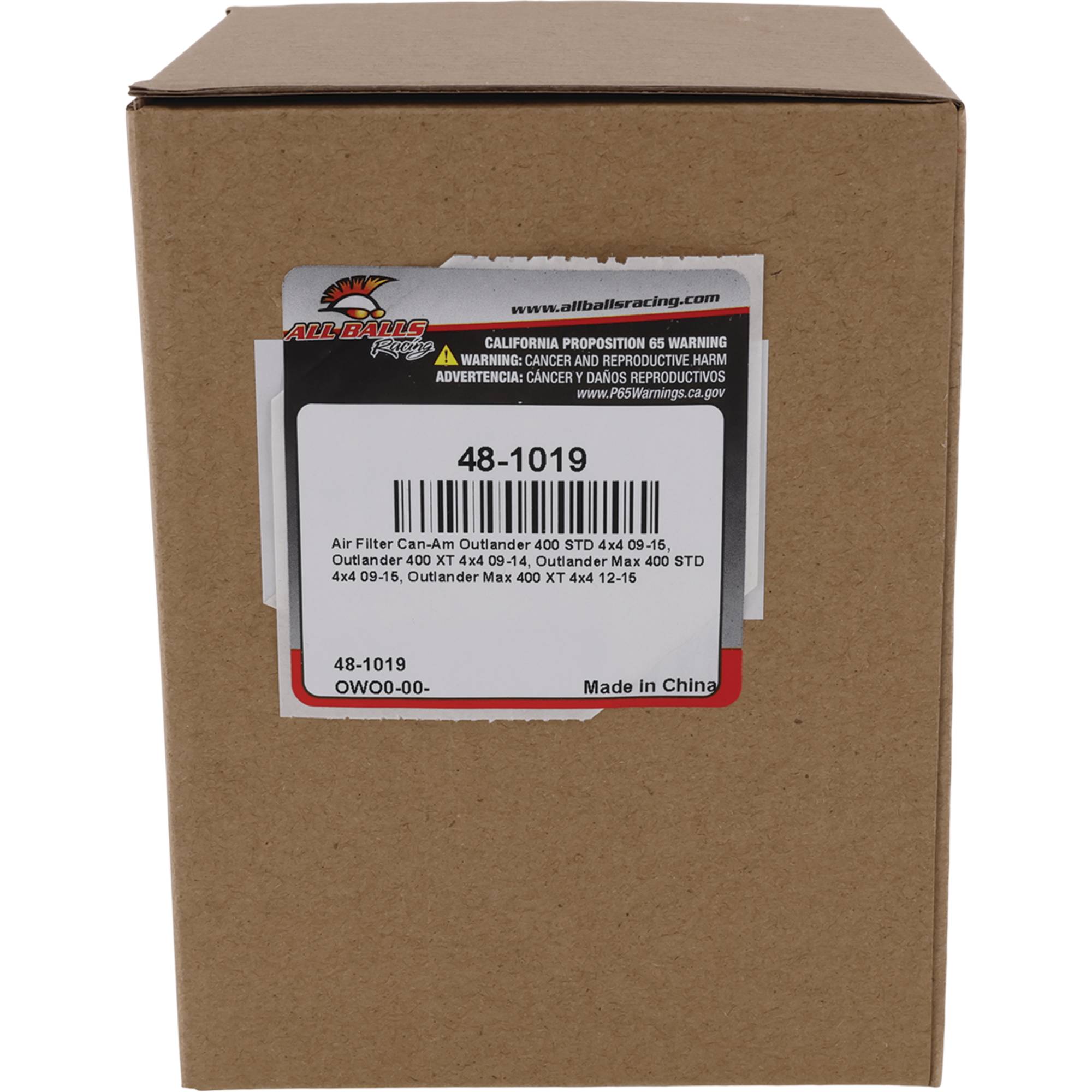 Air Filter Kit For Can-Am Outlander 400 STD 4x4 2009-2015 48-1019