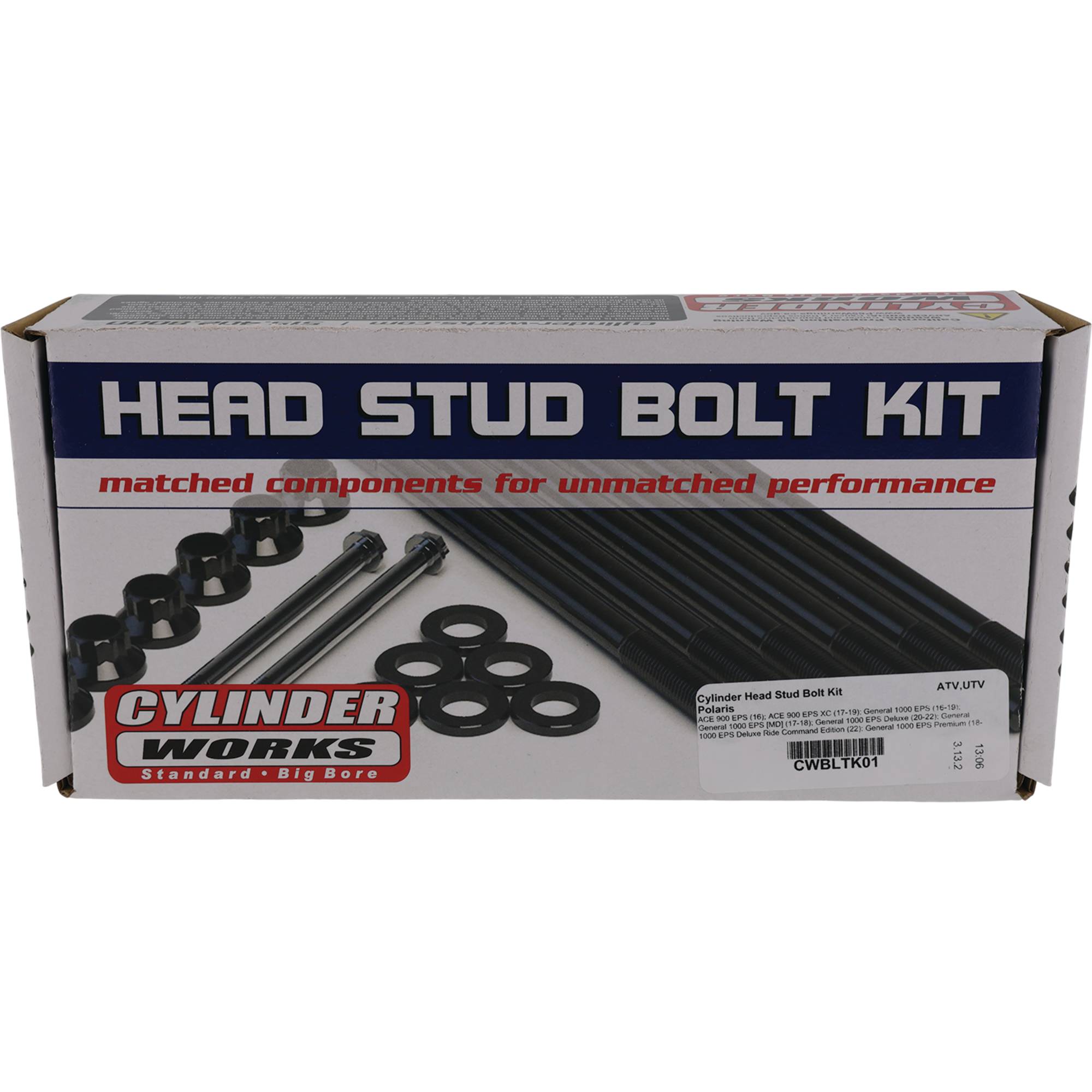 Cylinder Head Stud Bolt Kit For Polaris ACE 900 EPS XC 2017-2019; CWBLTK01