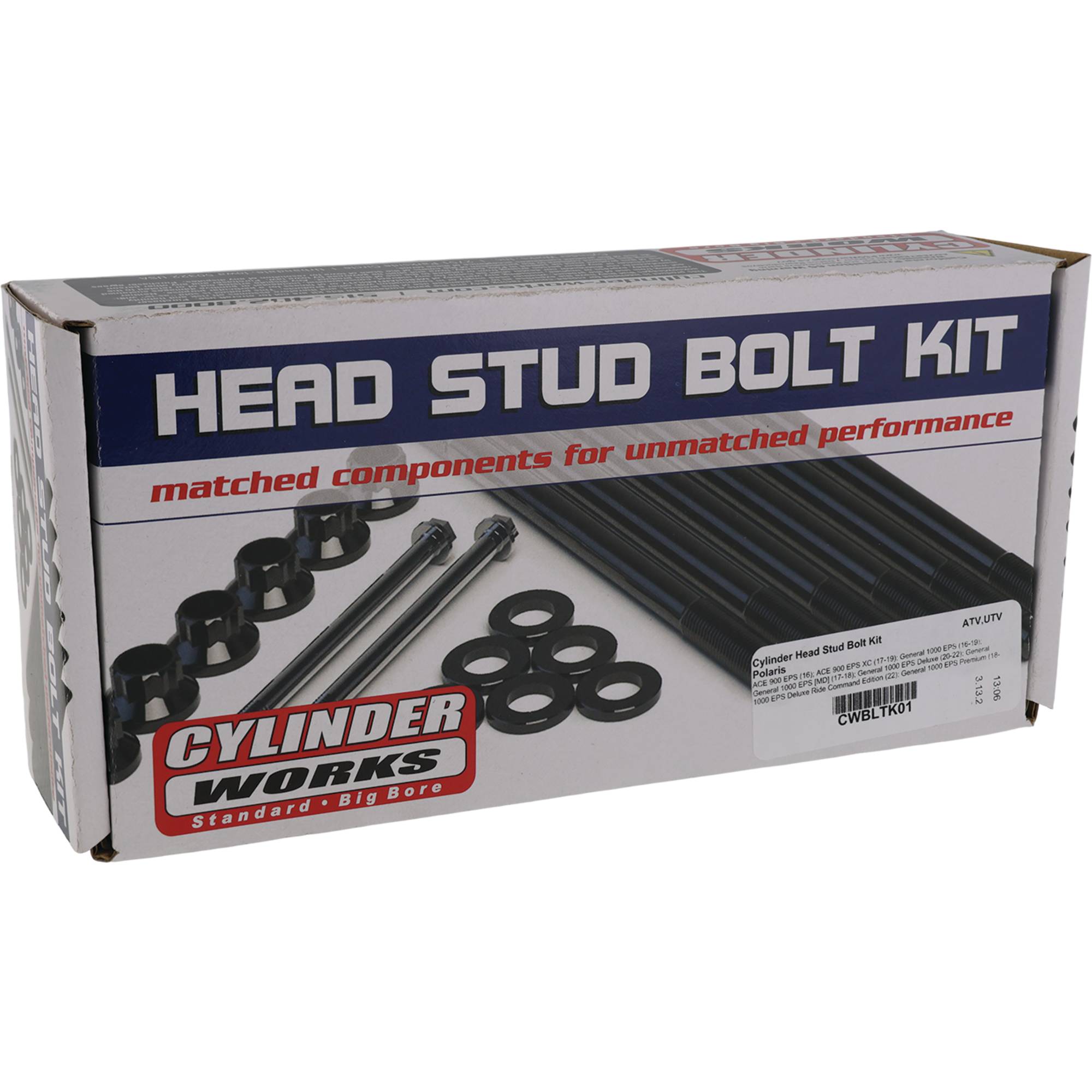 Cylinder Head Stud Bolt Kit For Polaris ACE 900 EPS XC 2017-2019; CWBLTK01
