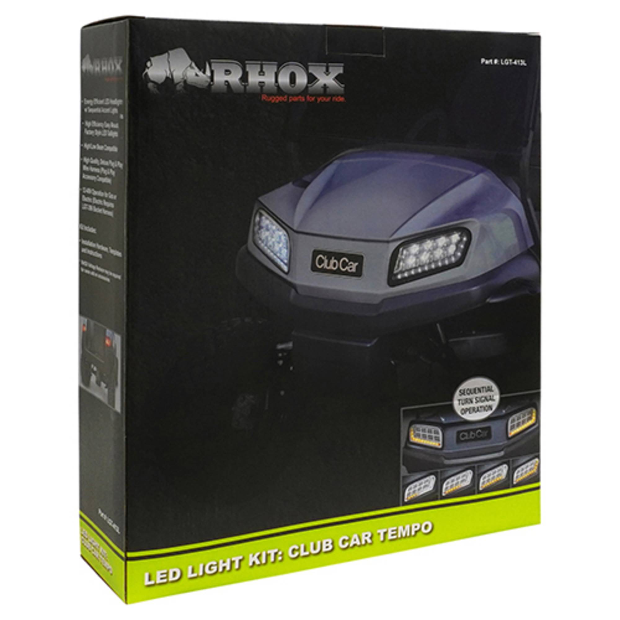 Light Kit For Club Car Tempo 12V-48V golf carts; LGT-413L
