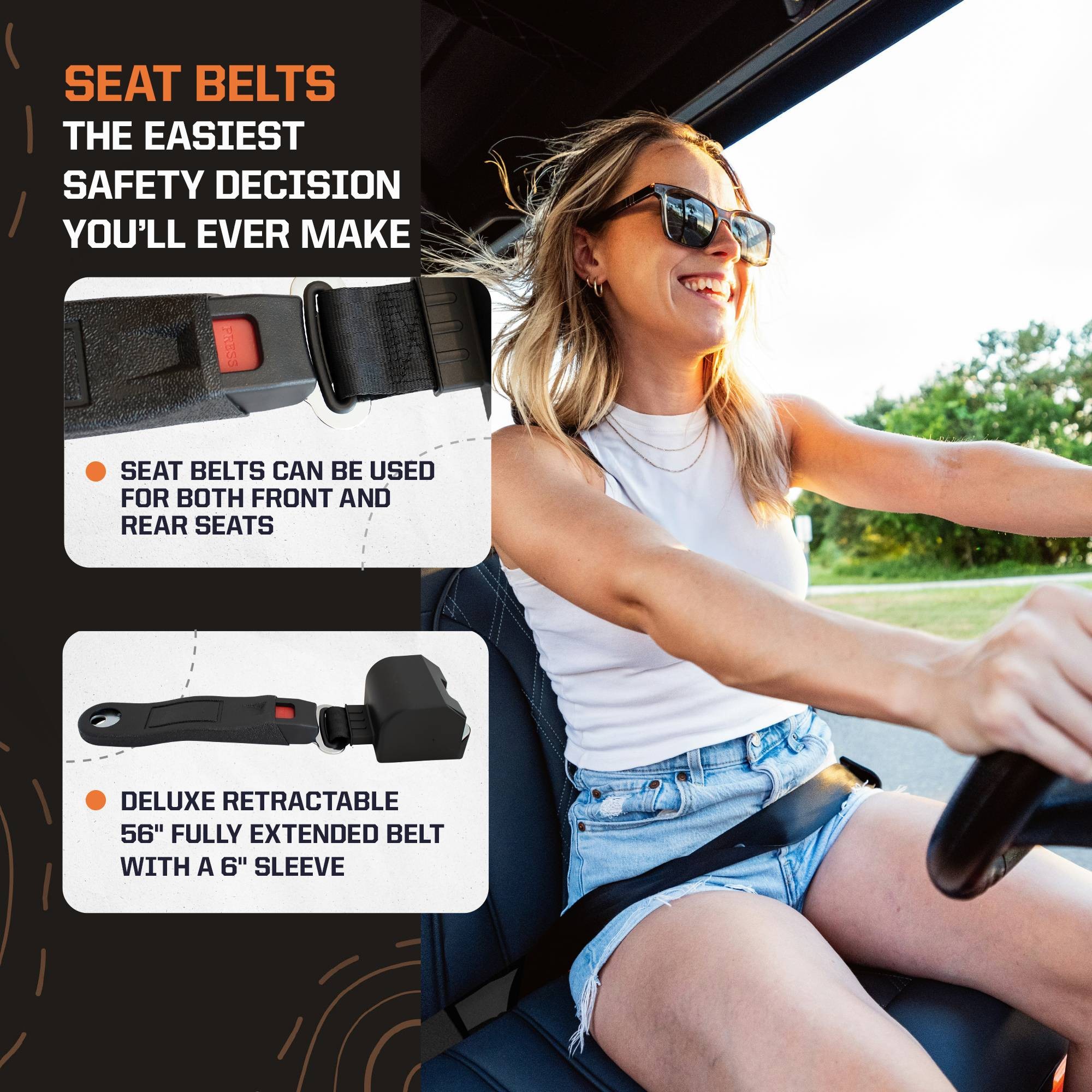 Seat Belt golf carts; SEAT-2012