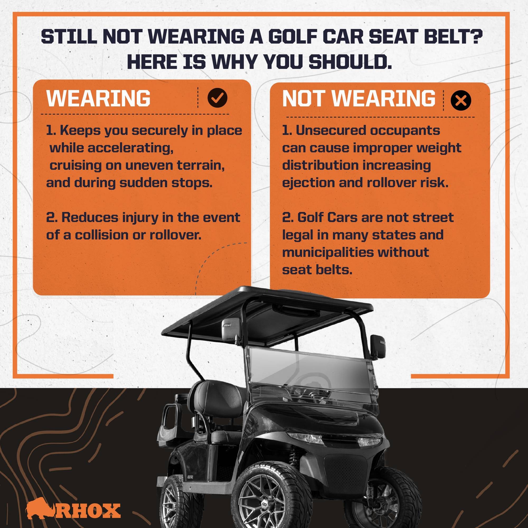 Seat Belt 60" Length, 2" Width golf carts; SEAT-2000