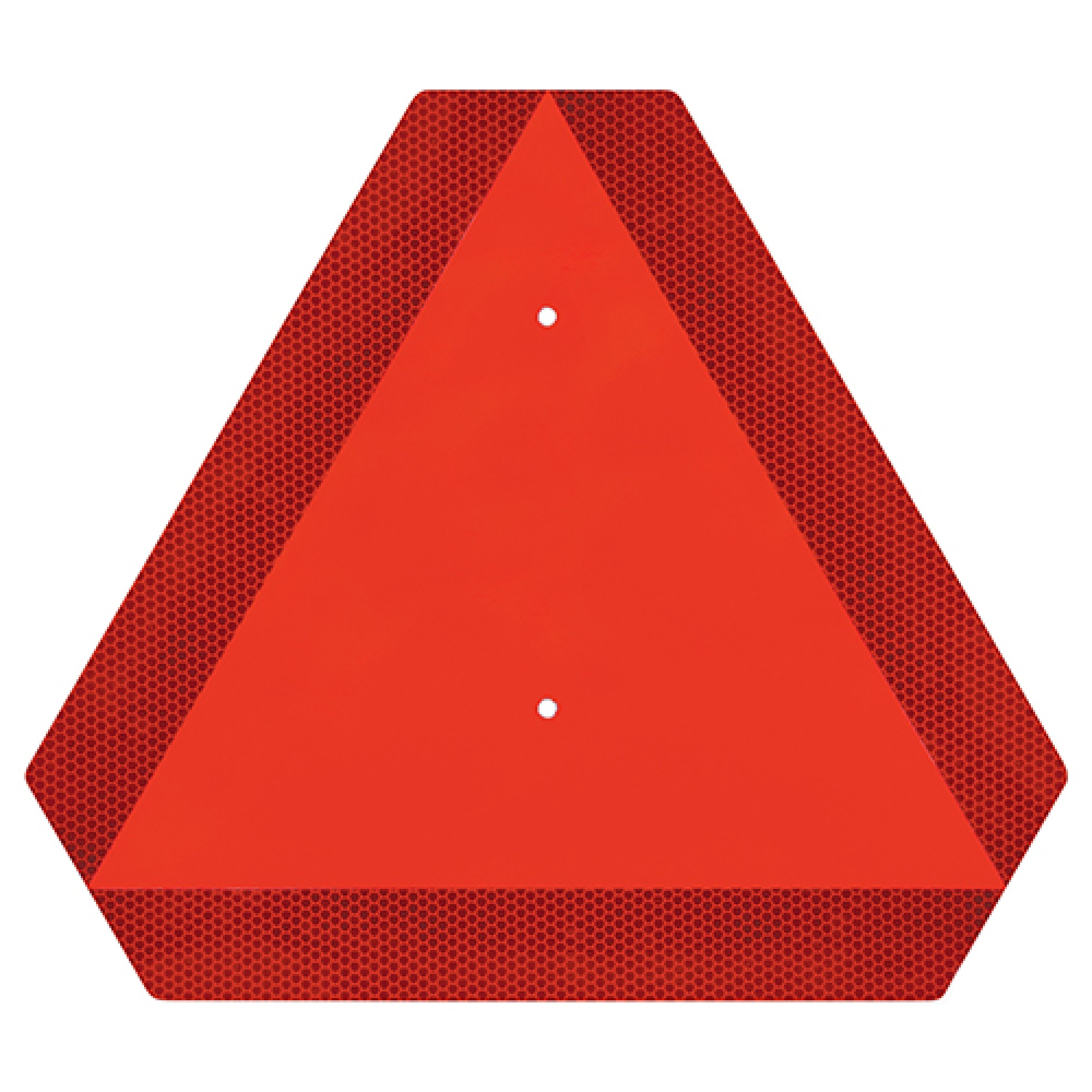 Slow Moving Vehicle Emblem, Aluminum For Nivel 135100 16 1/4" Width; ACC-0031