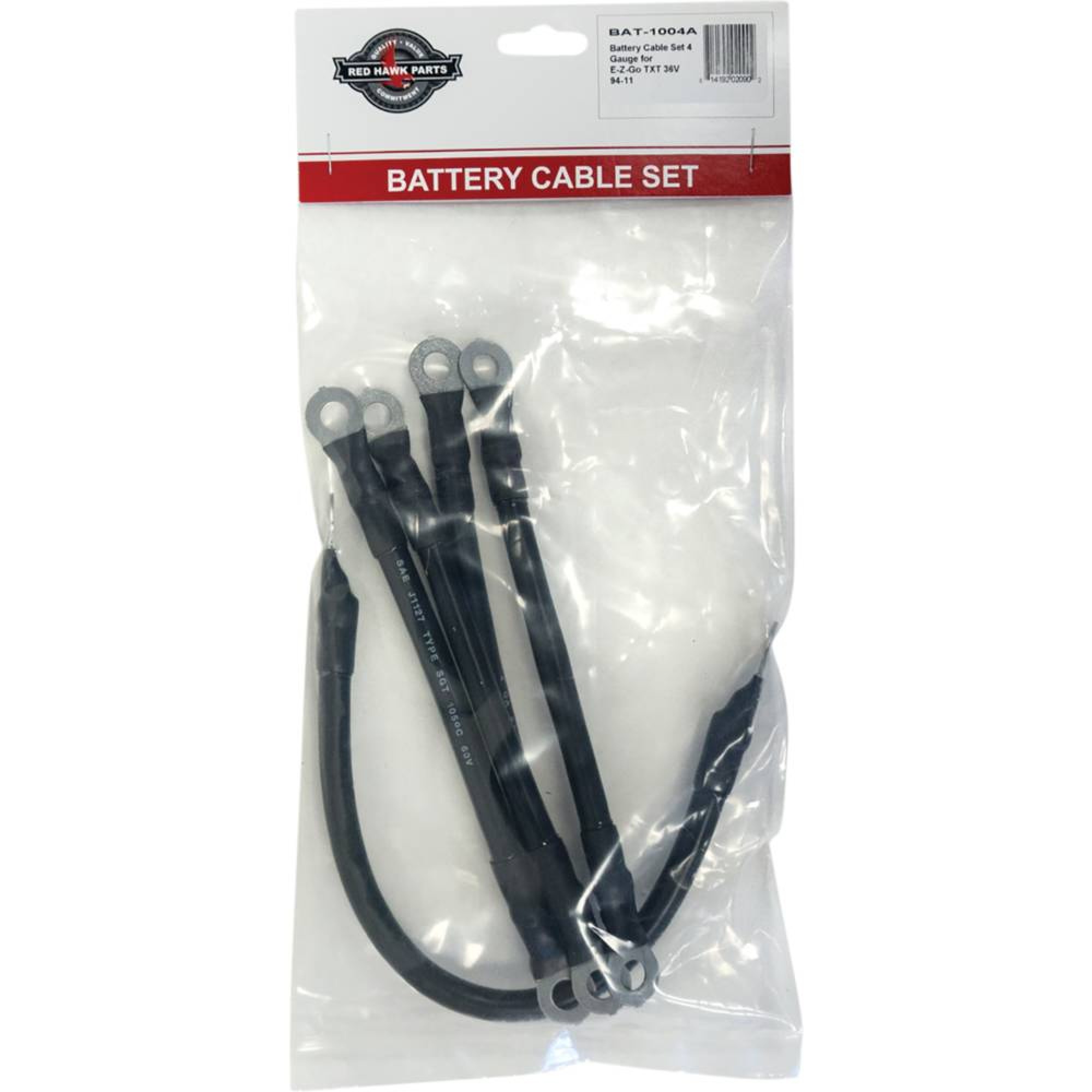 Battery Cable Set For E-Z-GO MED/TXT 1994 and newer 9353; BAT-1004A