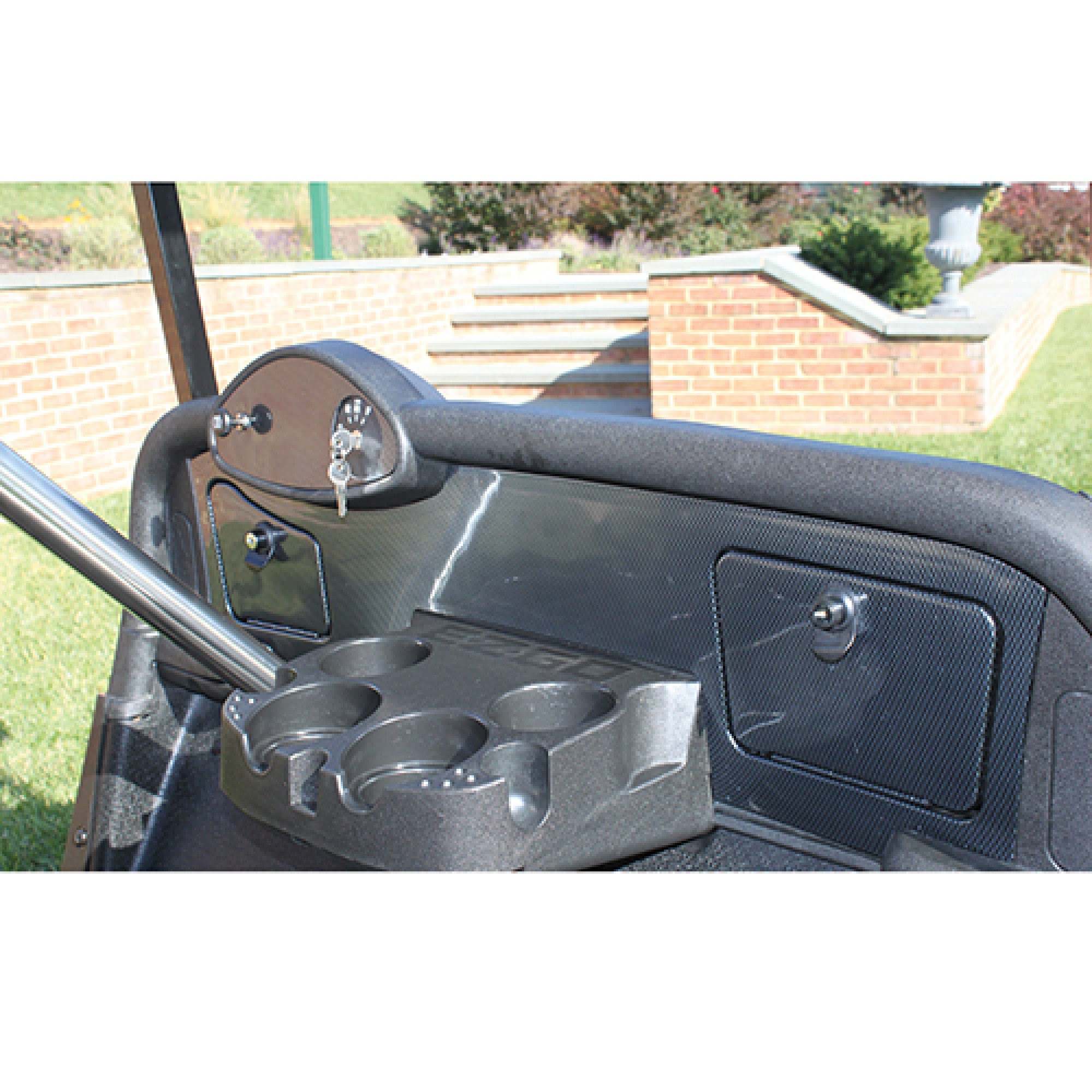 Dash For E-Z-GO RXV 2008 and newer Carbon Fiber Finish Golf Carts; DASH-0081