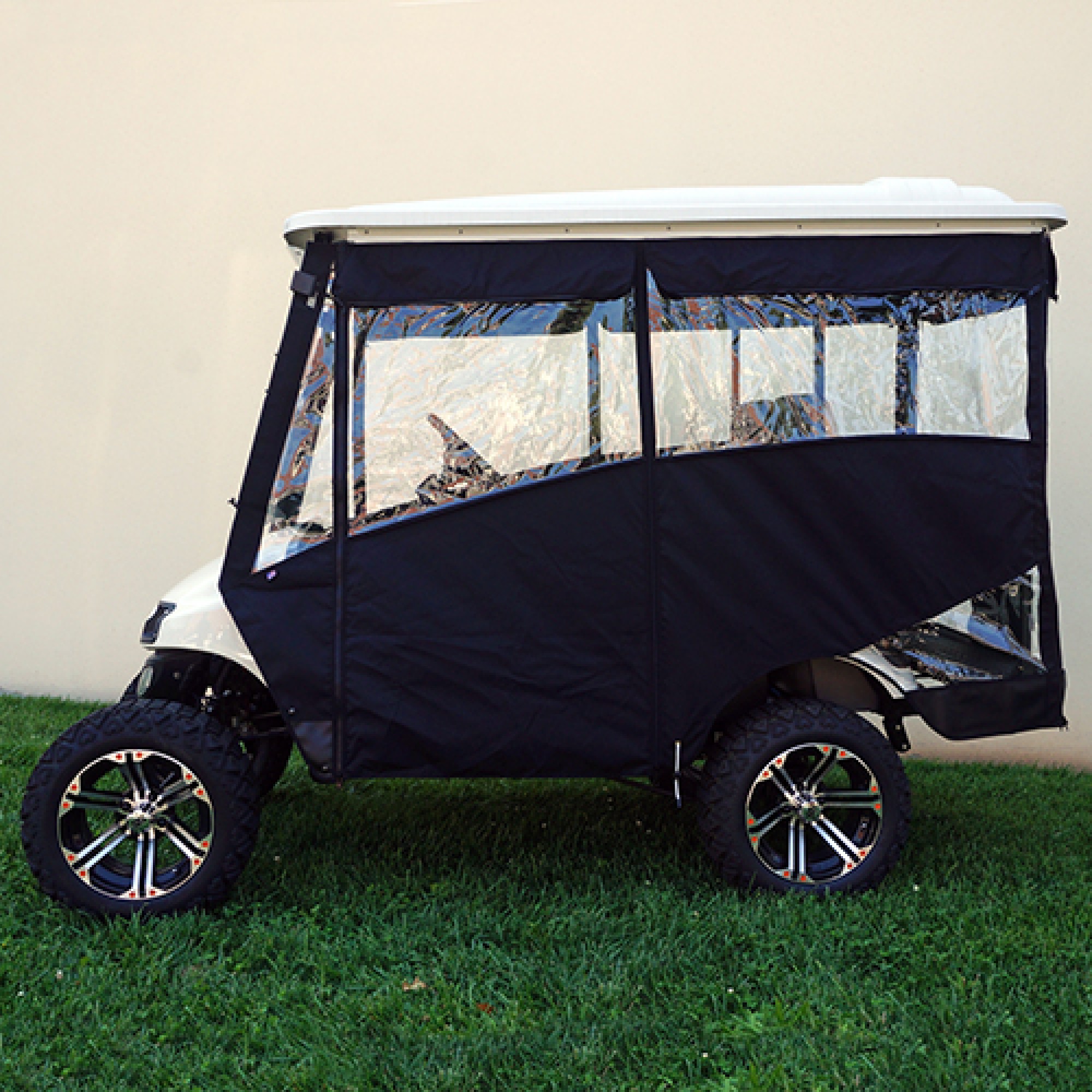 Enclosure For E-Z-GO TXT 2014 and newer Black Color Golf Carts; ENC-031-B