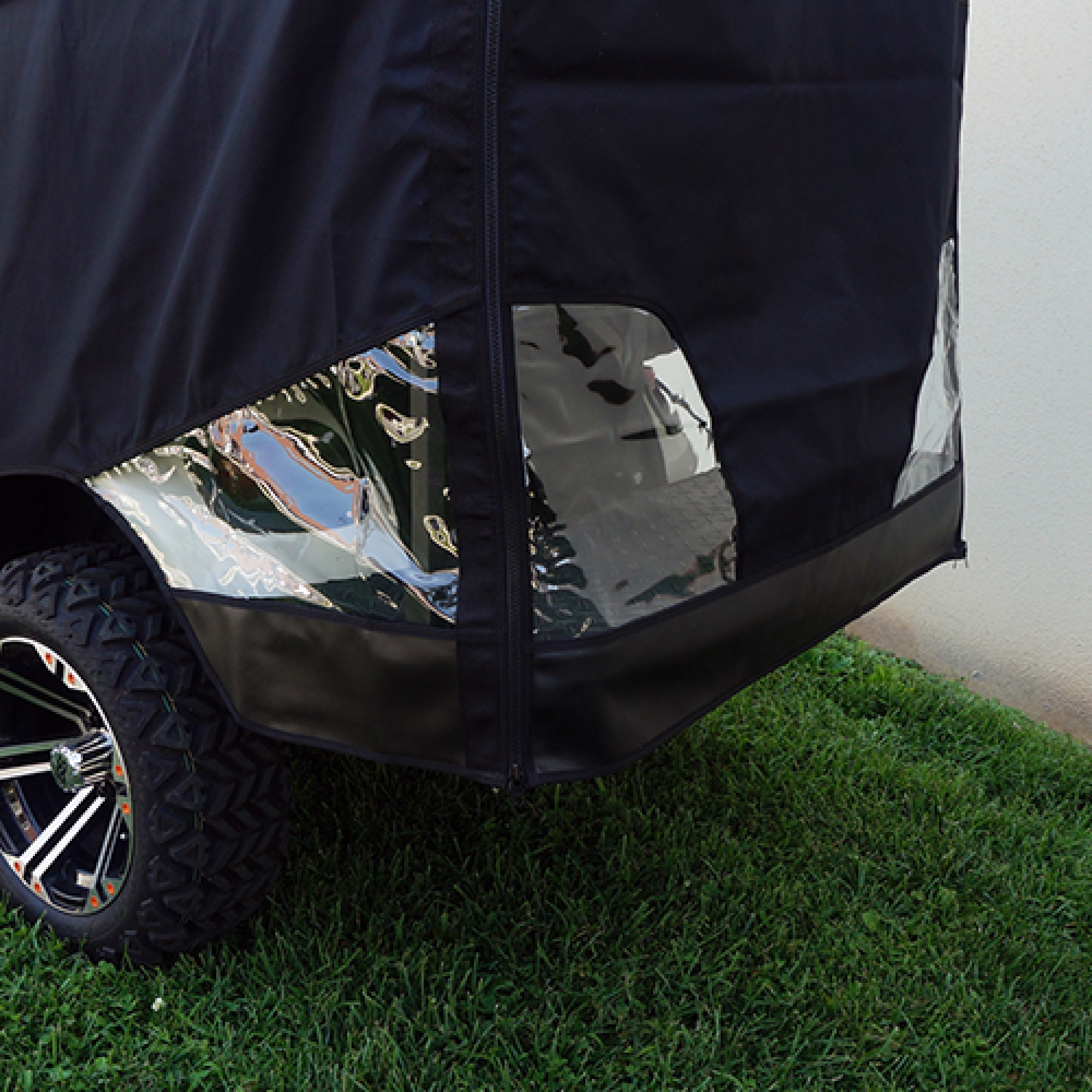 Enclosure For E-Z-GO TXT 2014 and newer Black Color Golf Carts; ENC-031-B